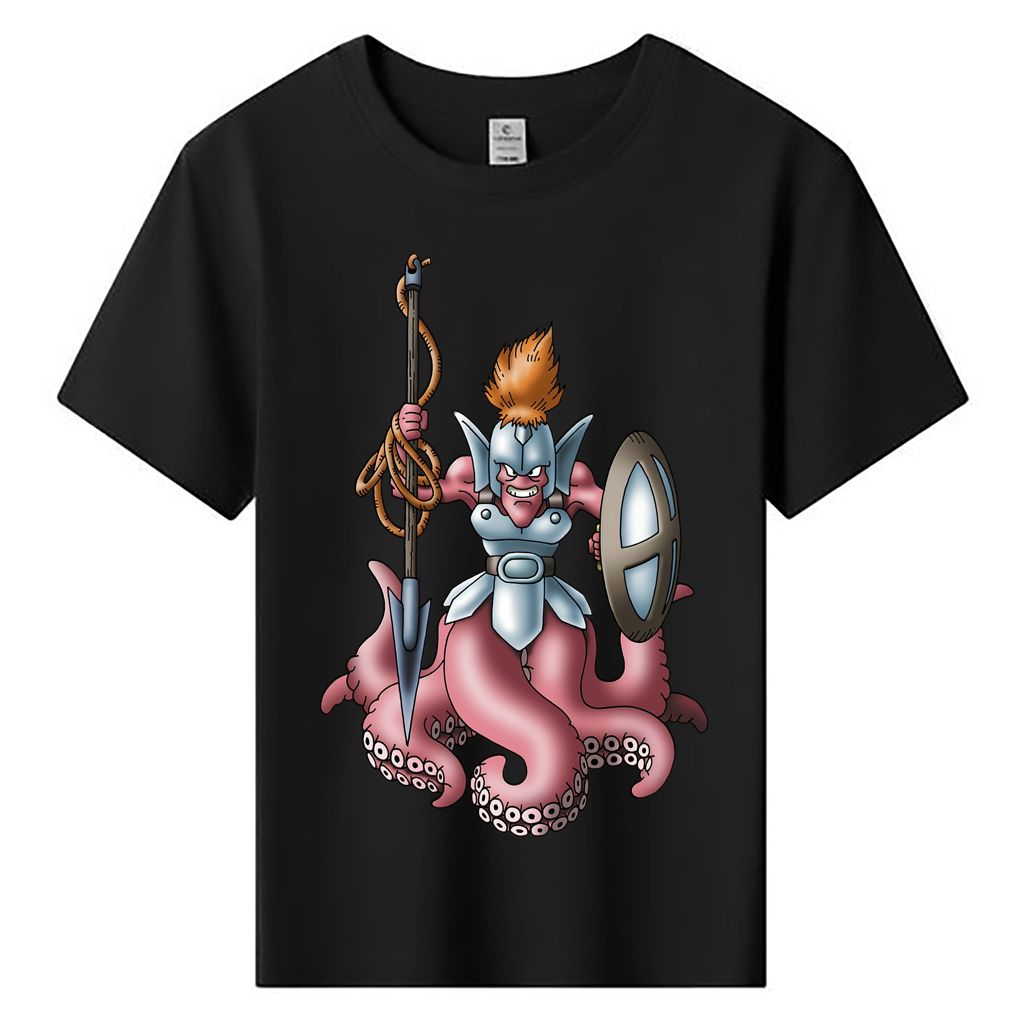 （画像用） ドラゴンクエスト Doragon Kuesuto Dragon Quest 綿100％キッズTシャツ（フロントプリント）