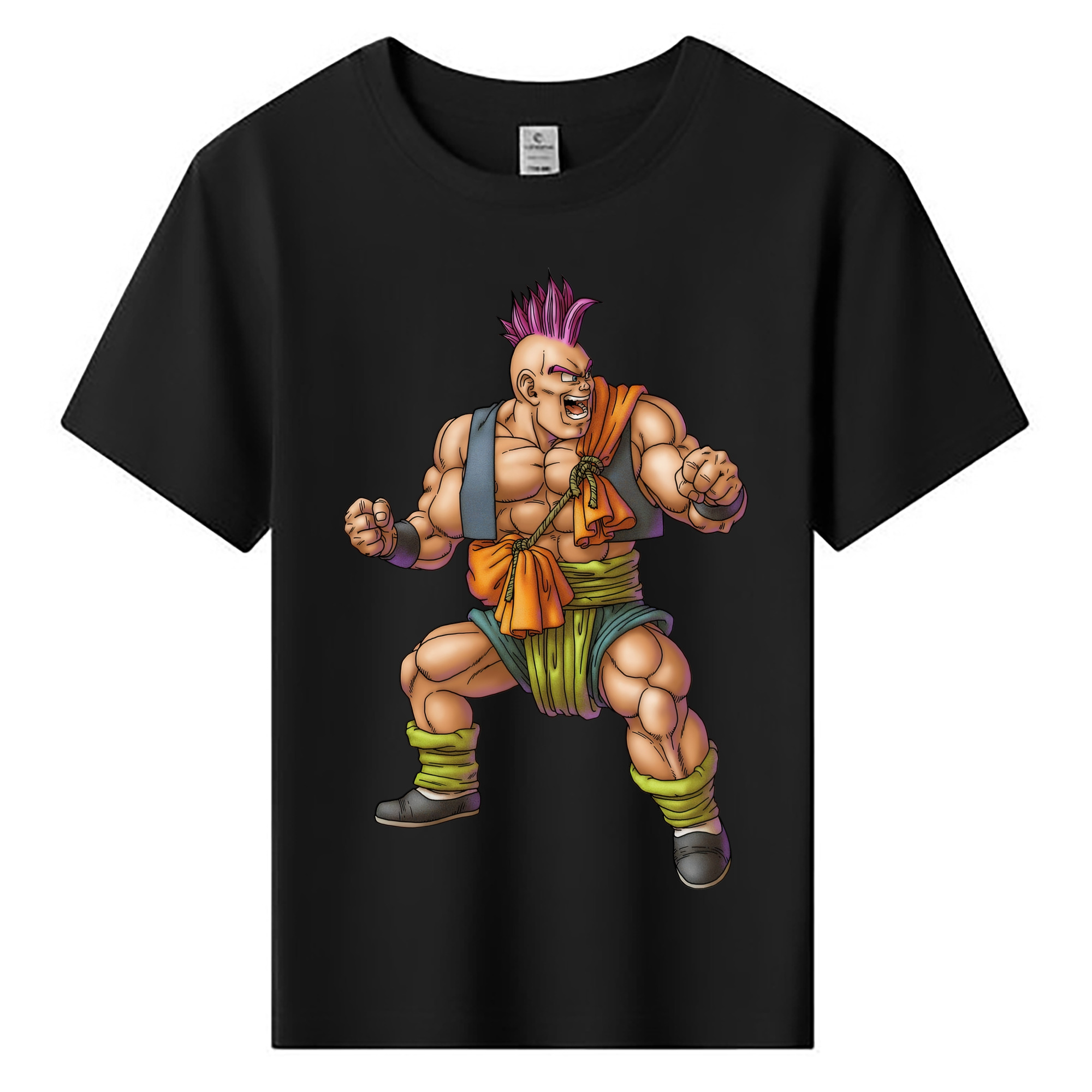 （画像用） ドラゴンクエスト Doragon Kuesuto Dragon Quest 綿100％キッズTシャツ（フロントプリント）