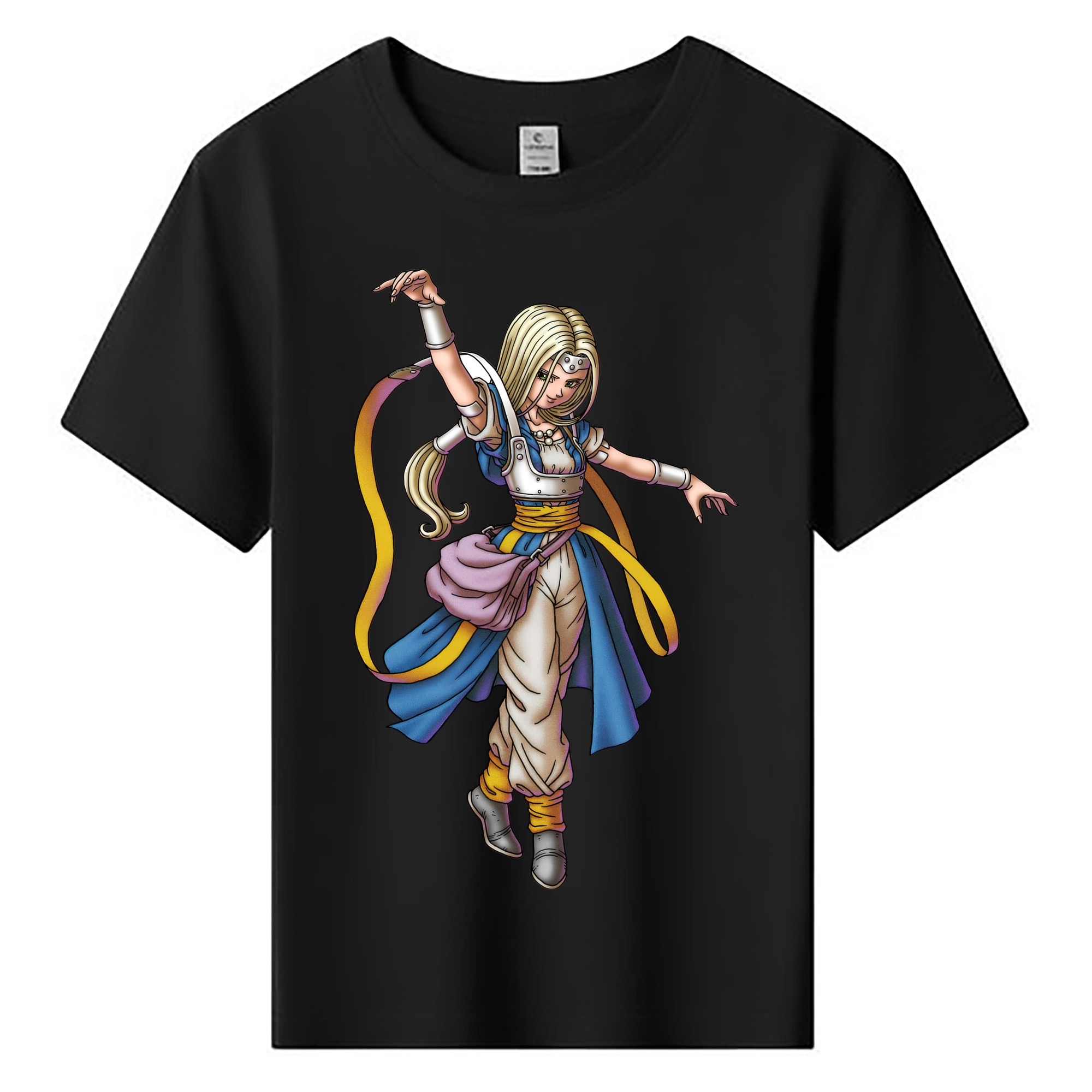 （画像用） ドラゴンクエスト Doragon Kuesuto Dragon Quest 綿100％キッズTシャツ（フロントプリント）