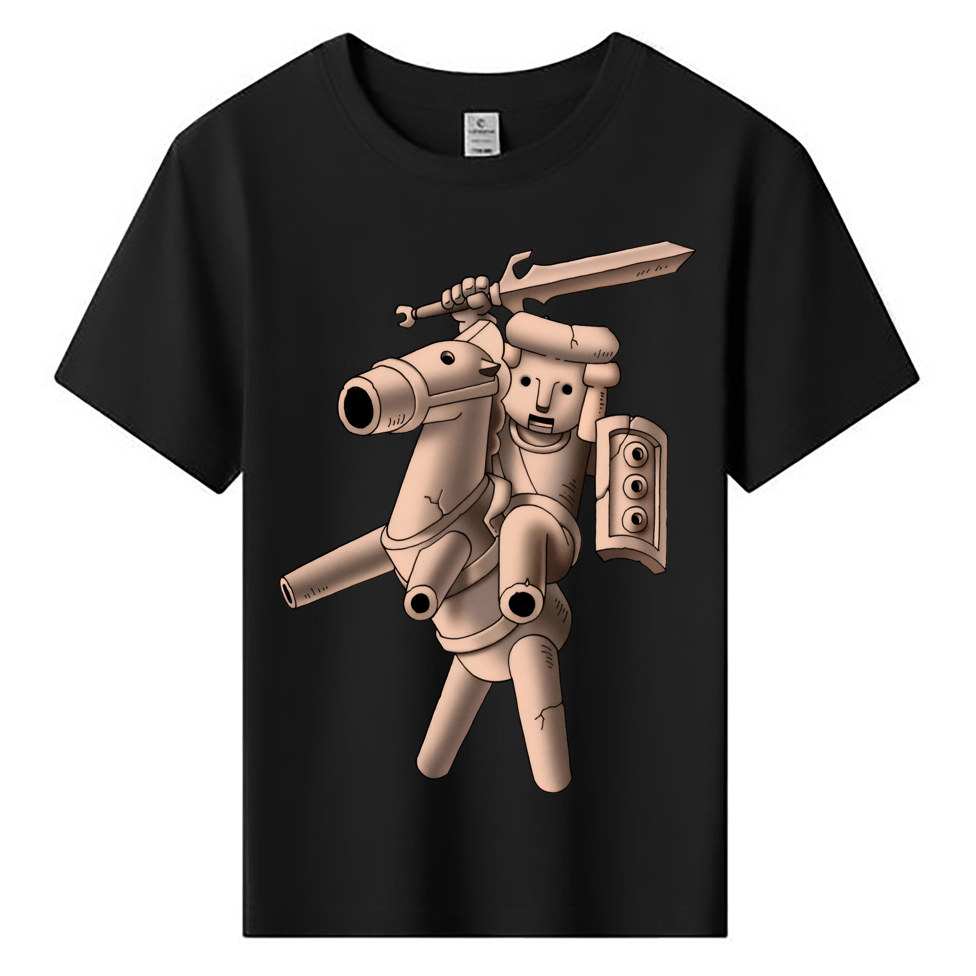 （画像用） ドラゴンクエスト Doragon Kuesuto Dragon Quest 綿100％キッズTシャツ（フロントプリント）