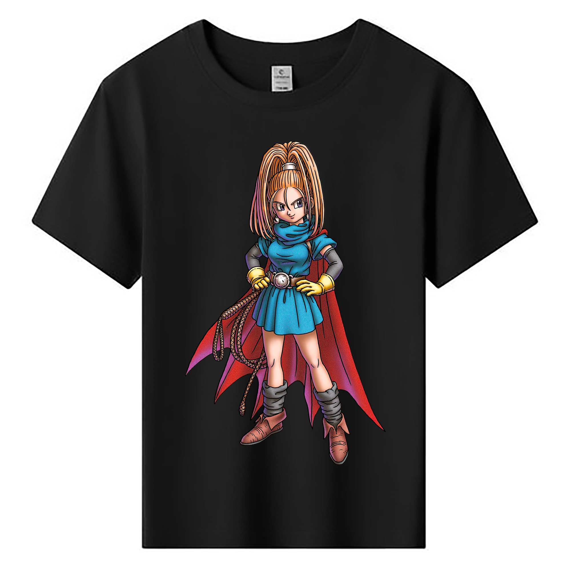（画像用） ドラゴンクエスト Doragon Kuesuto Dragon Quest 綿100％キッズTシャツ（フロントプリント）