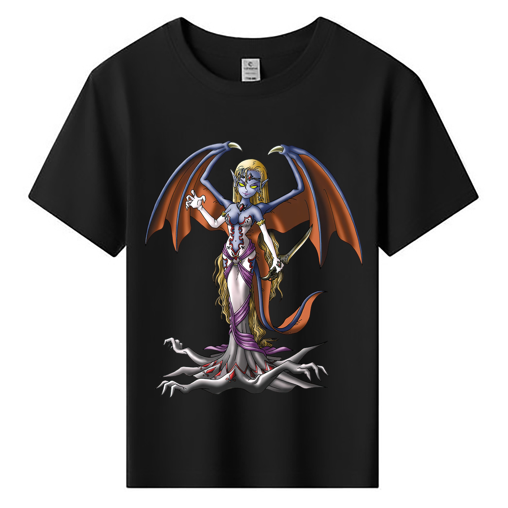 （画像用） ドラゴンクエスト Doragon Kuesuto Dragon Quest 綿100％キッズTシャツ（フロントプリント）