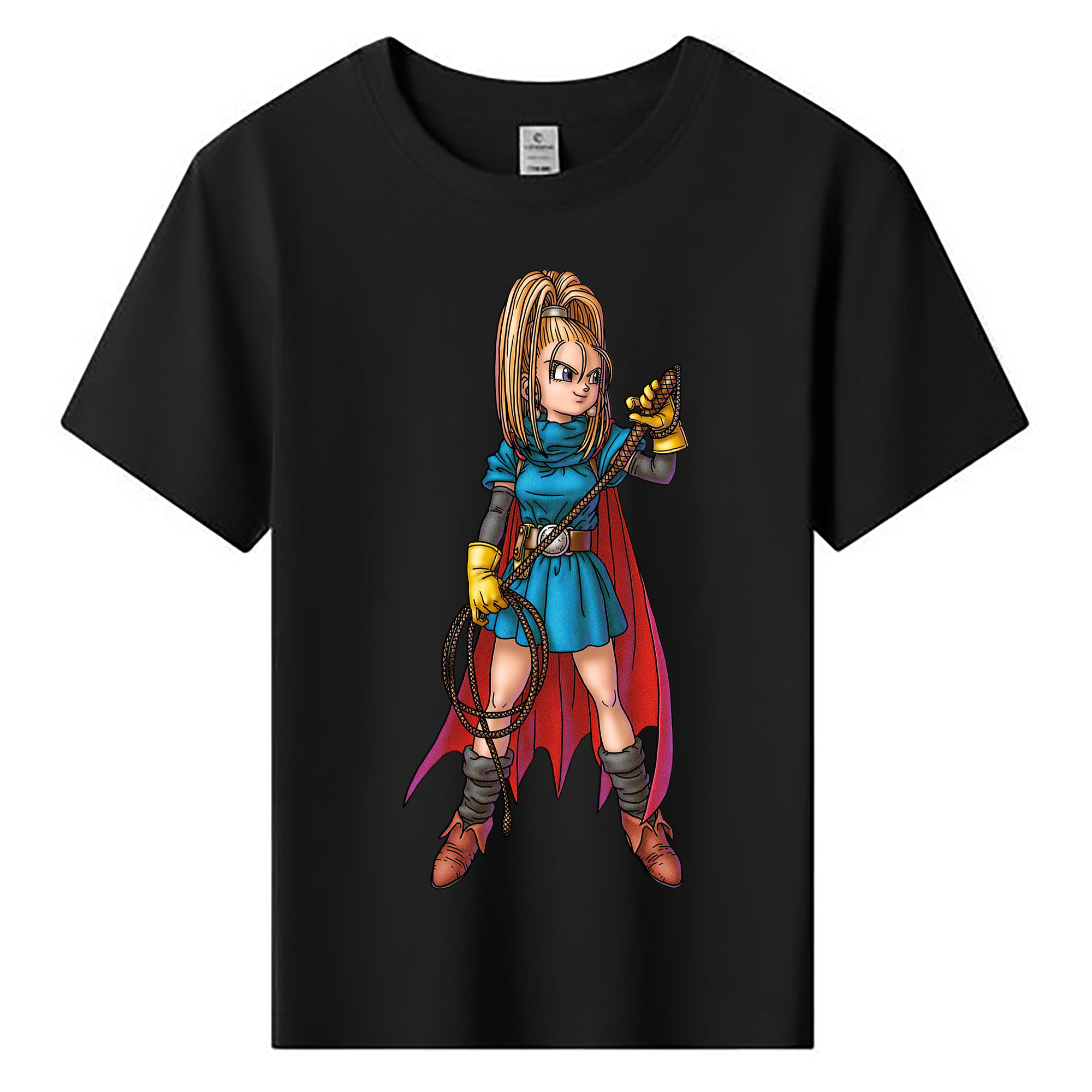 （画像用） ドラゴンクエスト Doragon Kuesuto Dragon Quest 綿100％キッズTシャツ（フロントプリント）