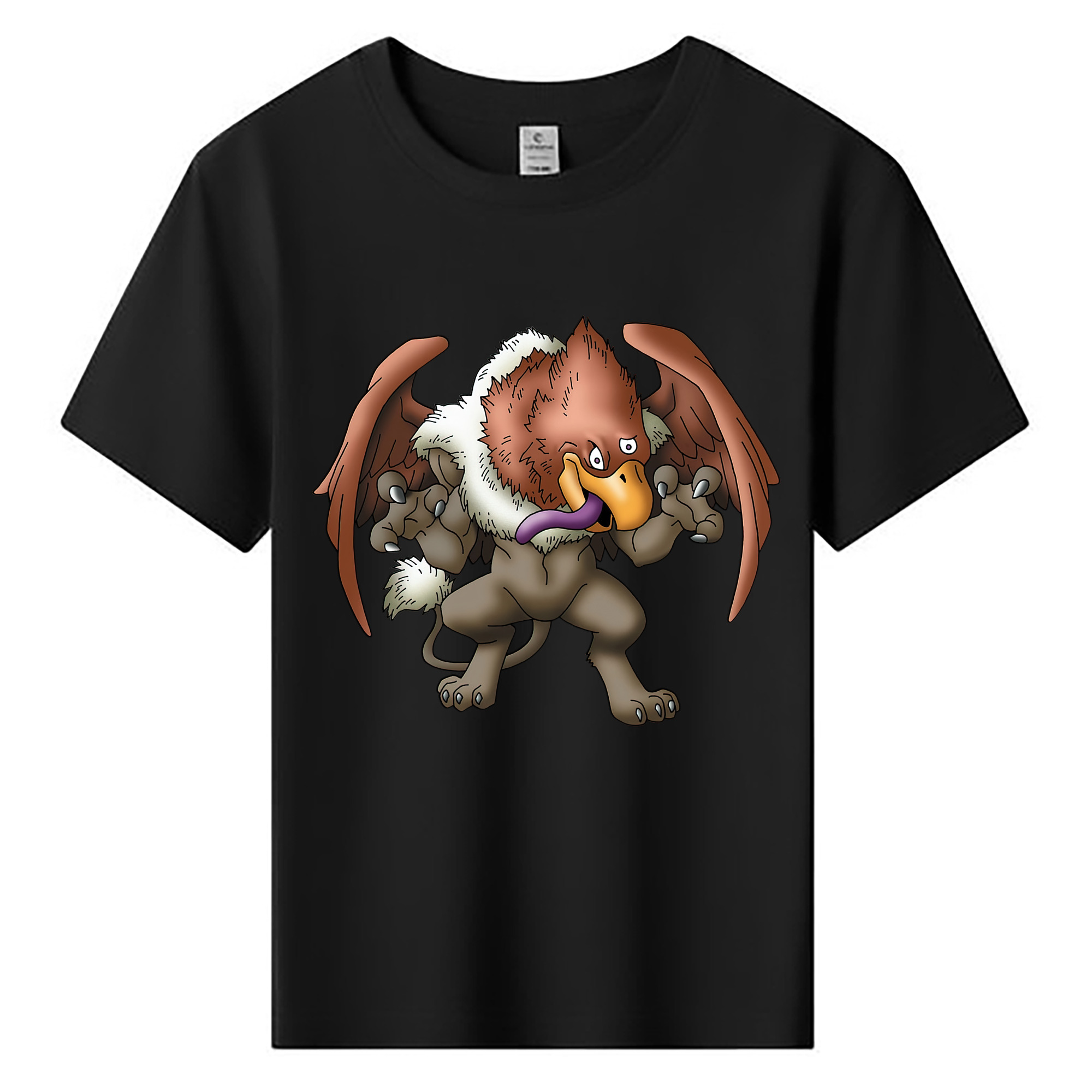 （画像用） ドラゴンクエスト Doragon Kuesuto Dragon Quest 綿100％キッズTシャツ（フロントプリント）