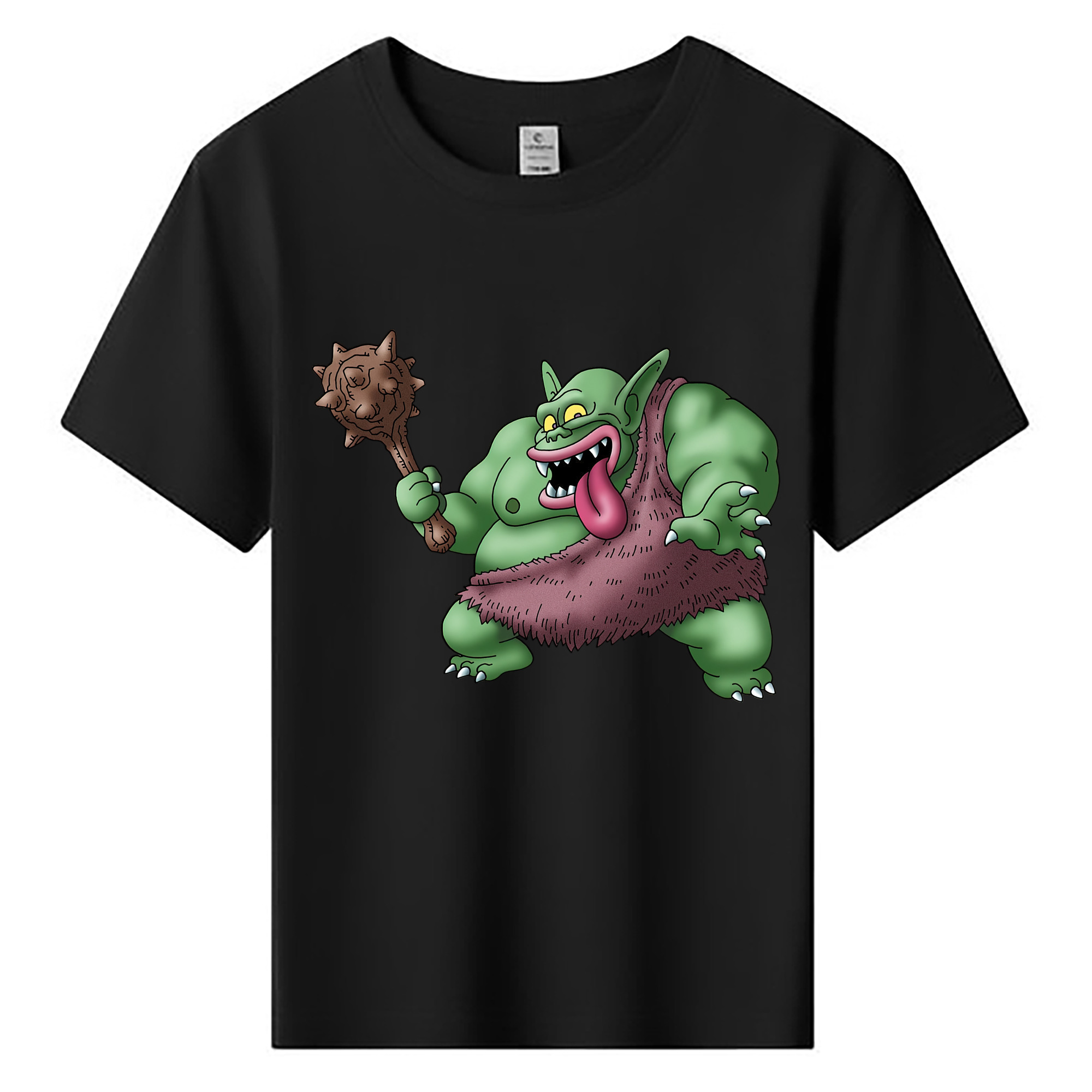 （画像用） ドラゴンクエスト Doragon Kuesuto Dragon Quest 綿100％キッズTシャツ（フロントプリント）