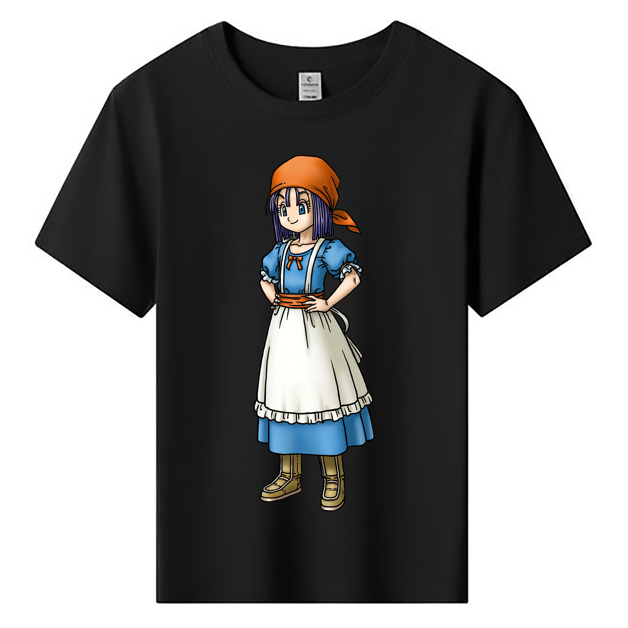 （画像用） ドラゴンクエスト Doragon Kuesuto Dragon Quest 綿100％キッズTシャツ（フロントプリント）
