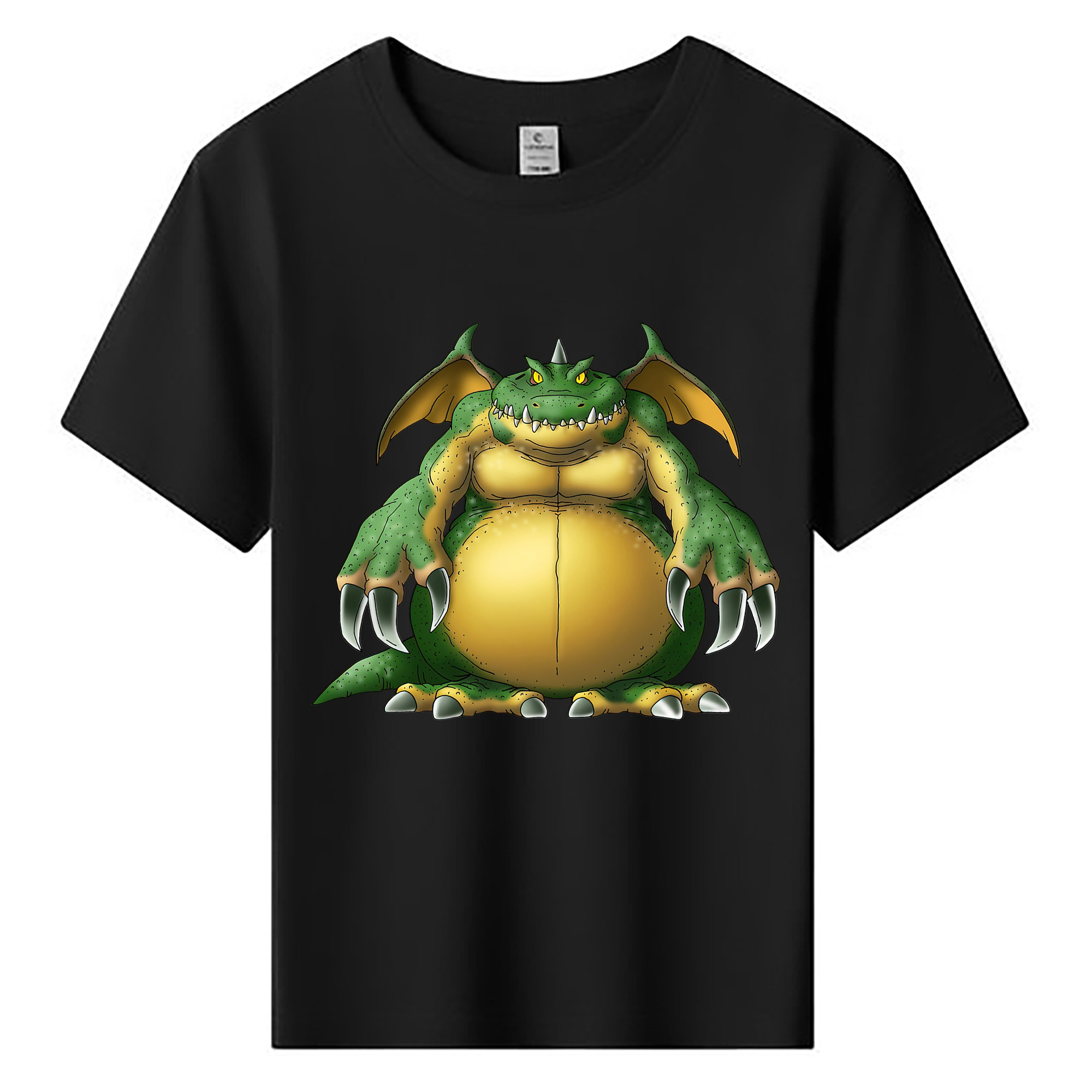 （画像用） ドラゴンクエスト Doragon Kuesuto Dragon Quest 綿100％キッズTシャツ（フロントプリント）