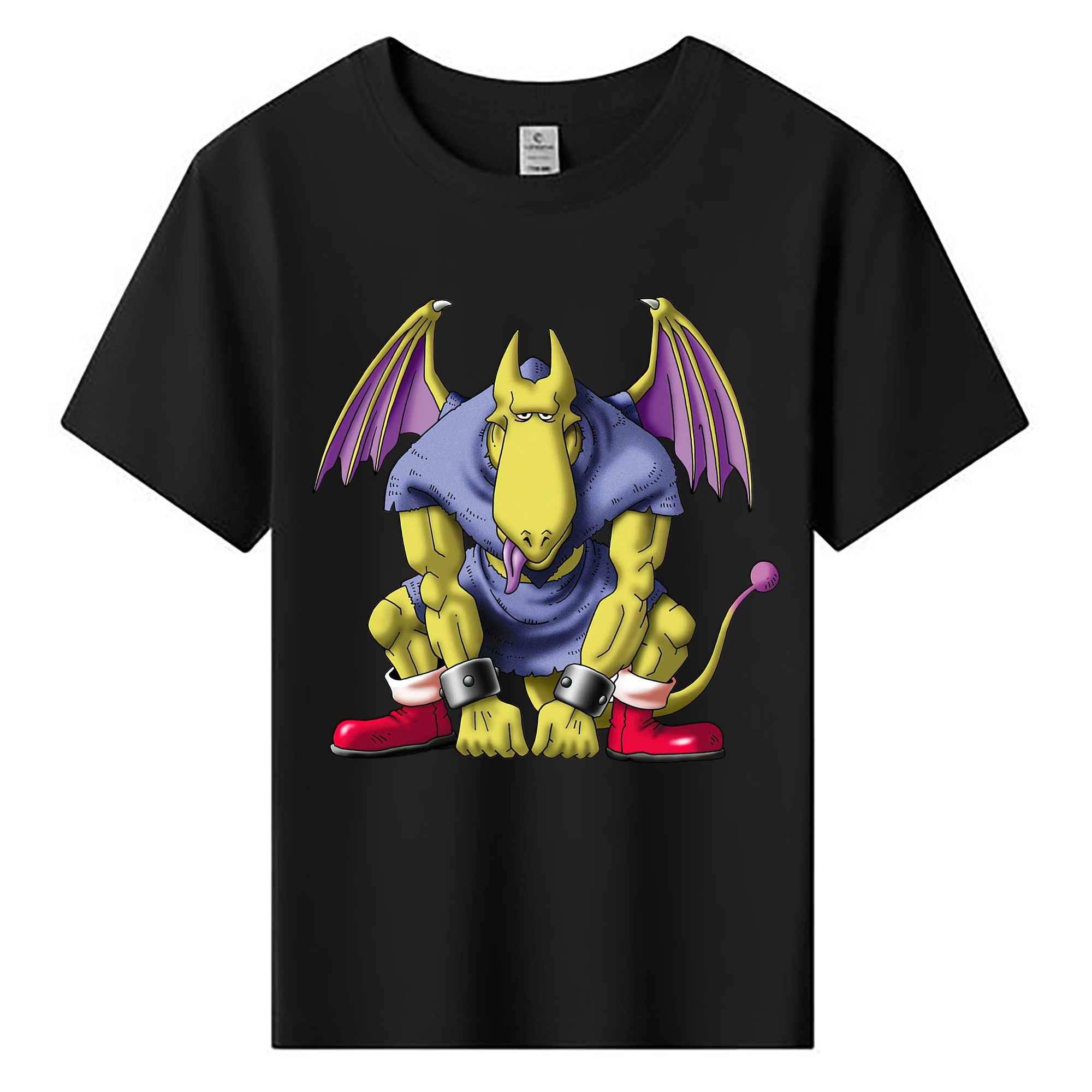 （画像用） ドラゴンクエスト Doragon Kuesuto Dragon Quest 綿100％キッズTシャツ（フロントプリント）