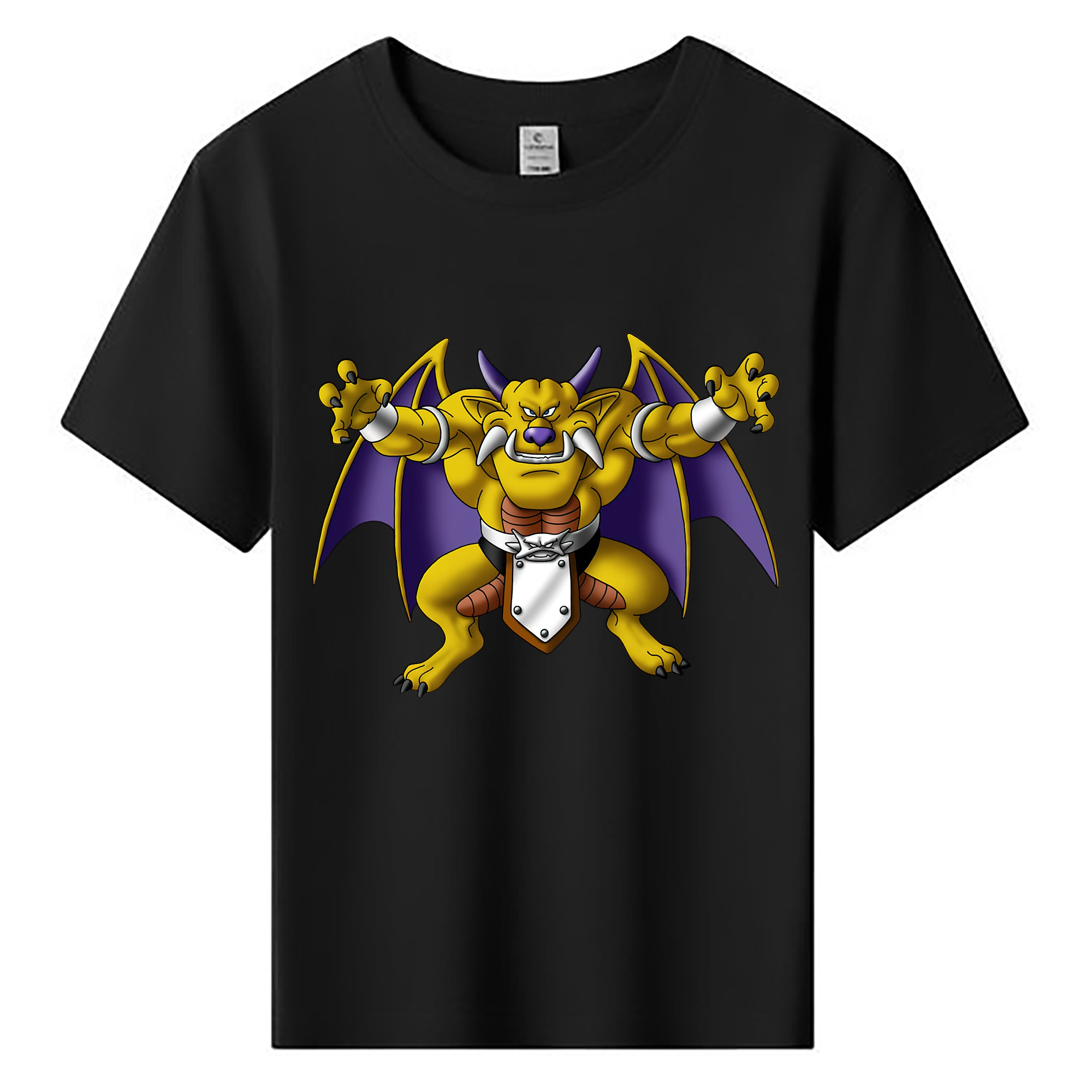 （画像用） ドラゴンクエスト Doragon Kuesuto Dragon Quest 綿100％キッズTシャツ（フロントプリント）