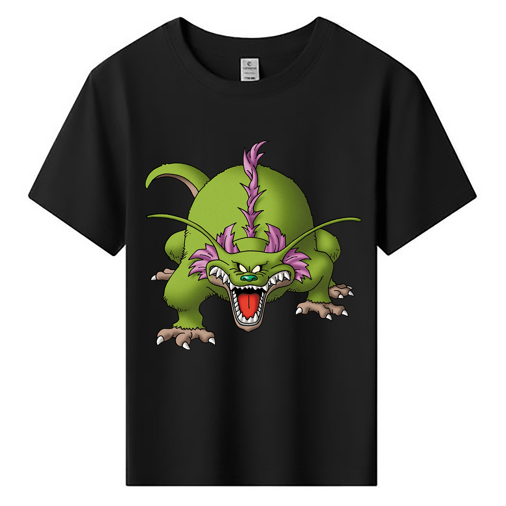 （画像用） ドラゴンクエスト Doragon Kuesuto Dragon Quest 綿100％キッズTシャツ（フロントプリント）