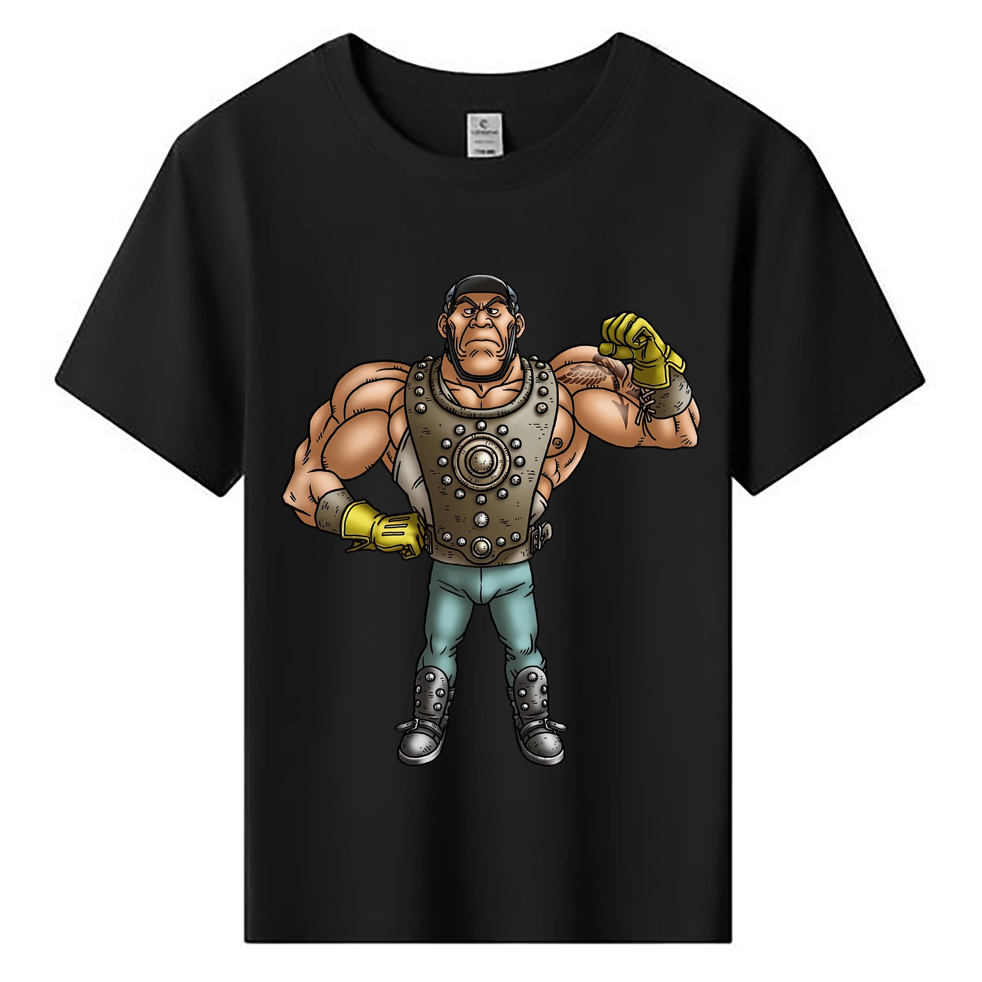 （画像用） ドラゴンクエスト Doragon Kuesuto Dragon Quest 綿100％キッズTシャツ（フロントプリント）