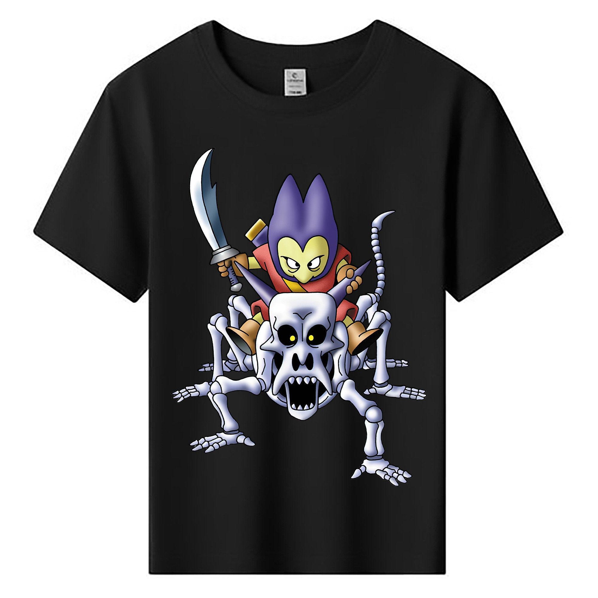 （画像用） ドラゴンクエスト Doragon Kuesuto Dragon Quest 綿100％キッズTシャツ（フロントプリント）