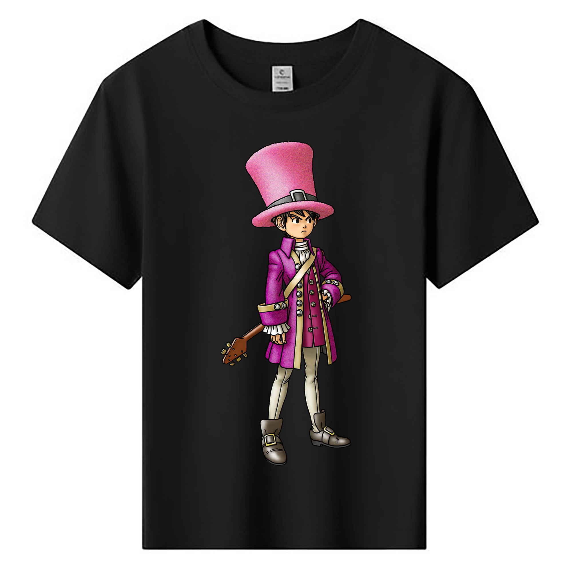 （画像用） ドラゴンクエスト Doragon Kuesuto Dragon Quest 綿100％キッズTシャツ（フロントプリント）