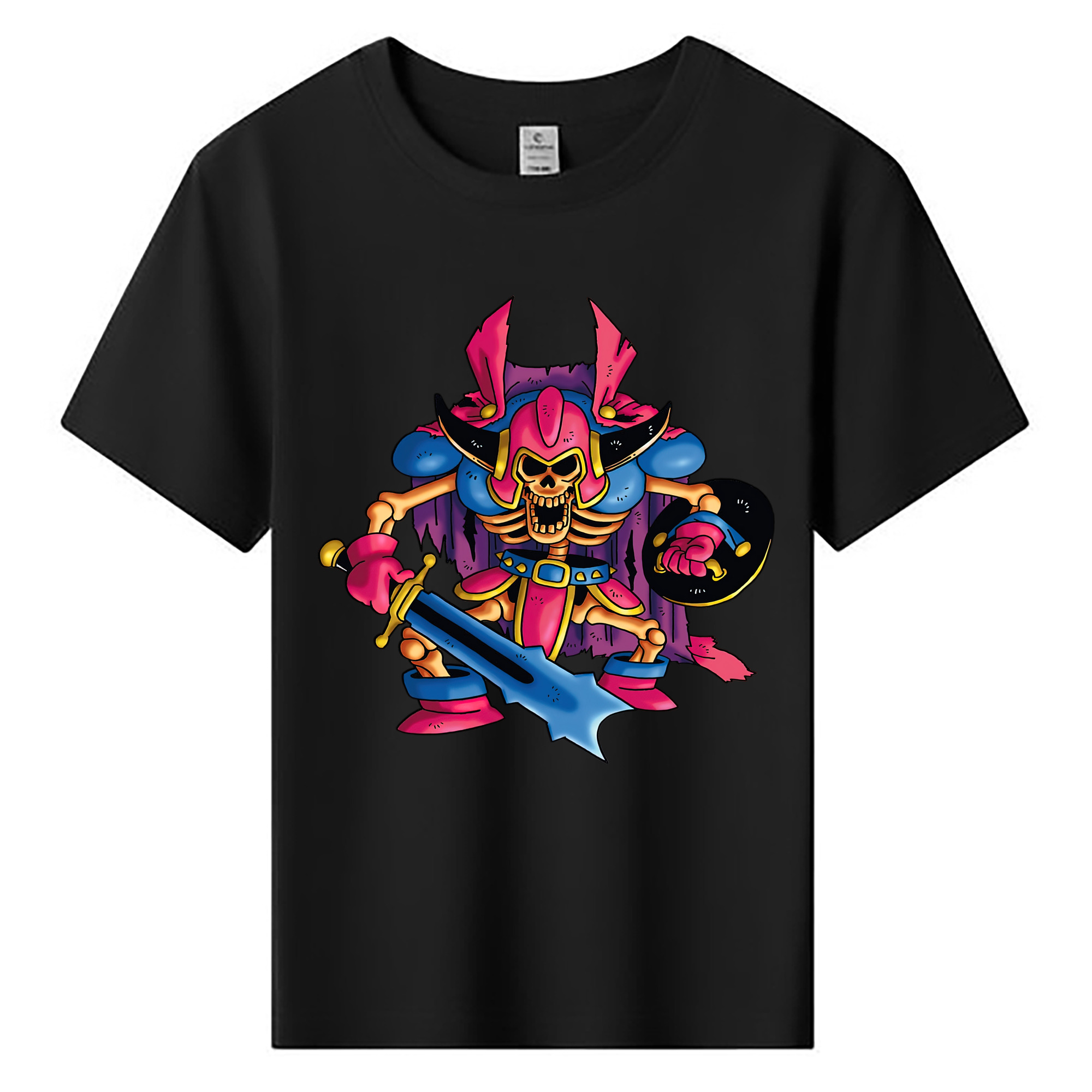 （画像用） ドラゴンクエスト Doragon Kuesuto Dragon Quest 綿100％キッズTシャツ（フロントプリント）