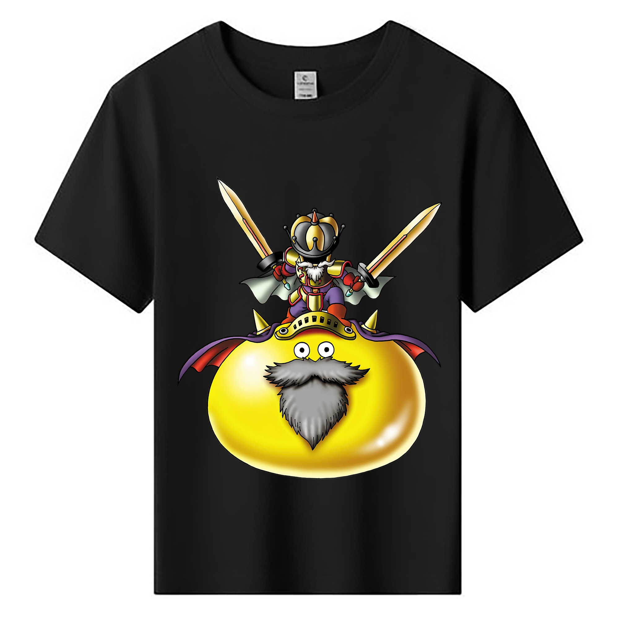 （画像用） ドラゴンクエスト Doragon Kuesuto Dragon Quest 綿100％キッズTシャツ（フロントプリント）