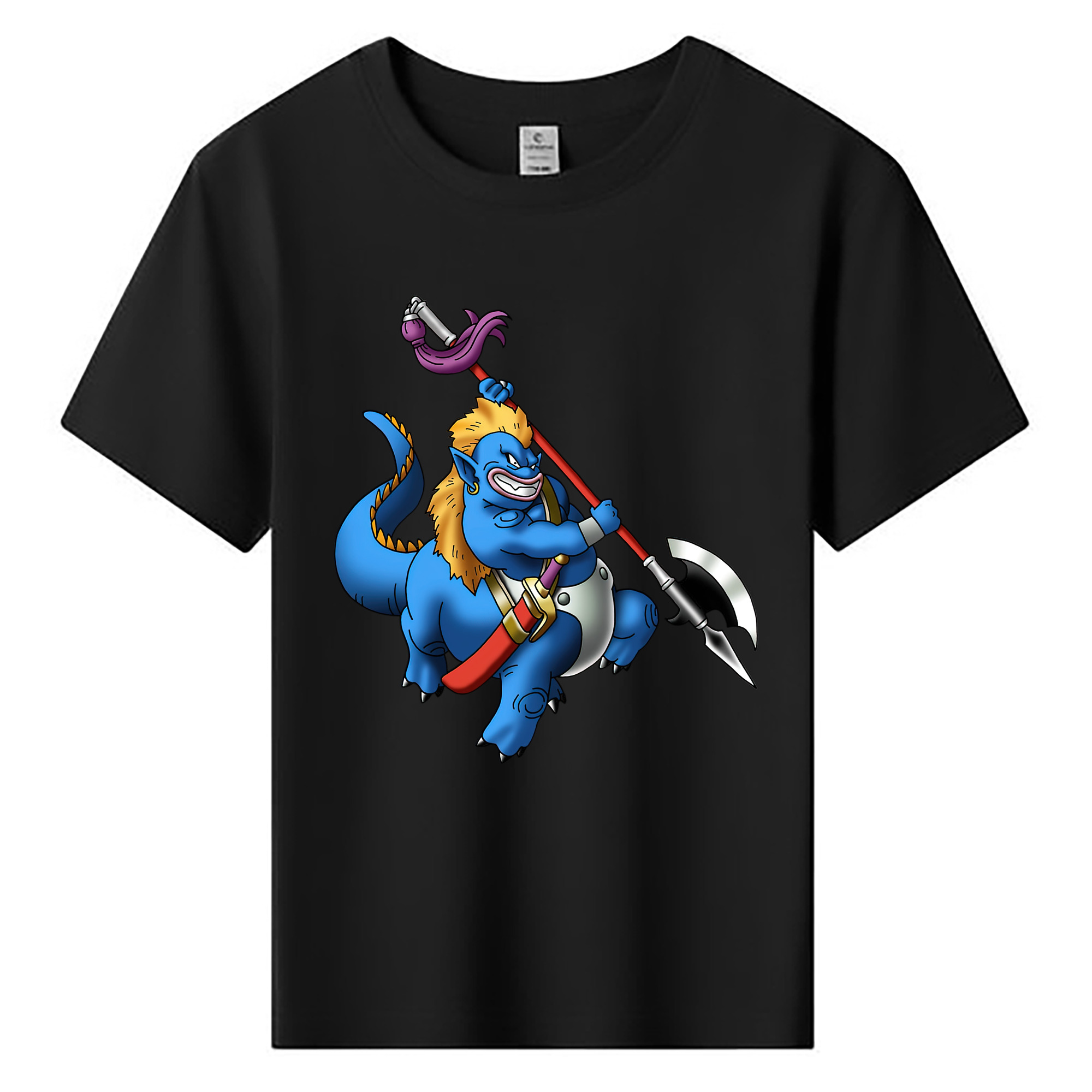 （画像用） ドラゴンクエスト Doragon Kuesuto Dragon Quest 綿100％キッズTシャツ（フロントプリント）