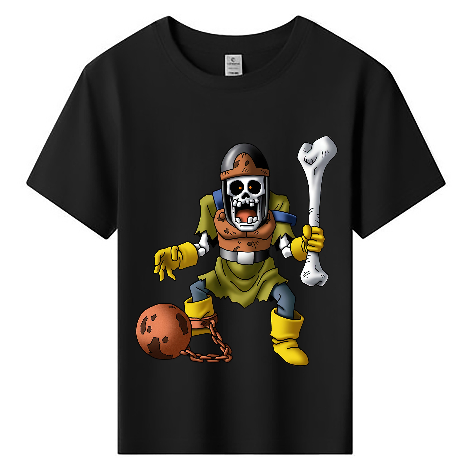 （画像用） ドラゴンクエスト Doragon Kuesuto Dragon Quest 綿100％キッズTシャツ（フロントプリント）