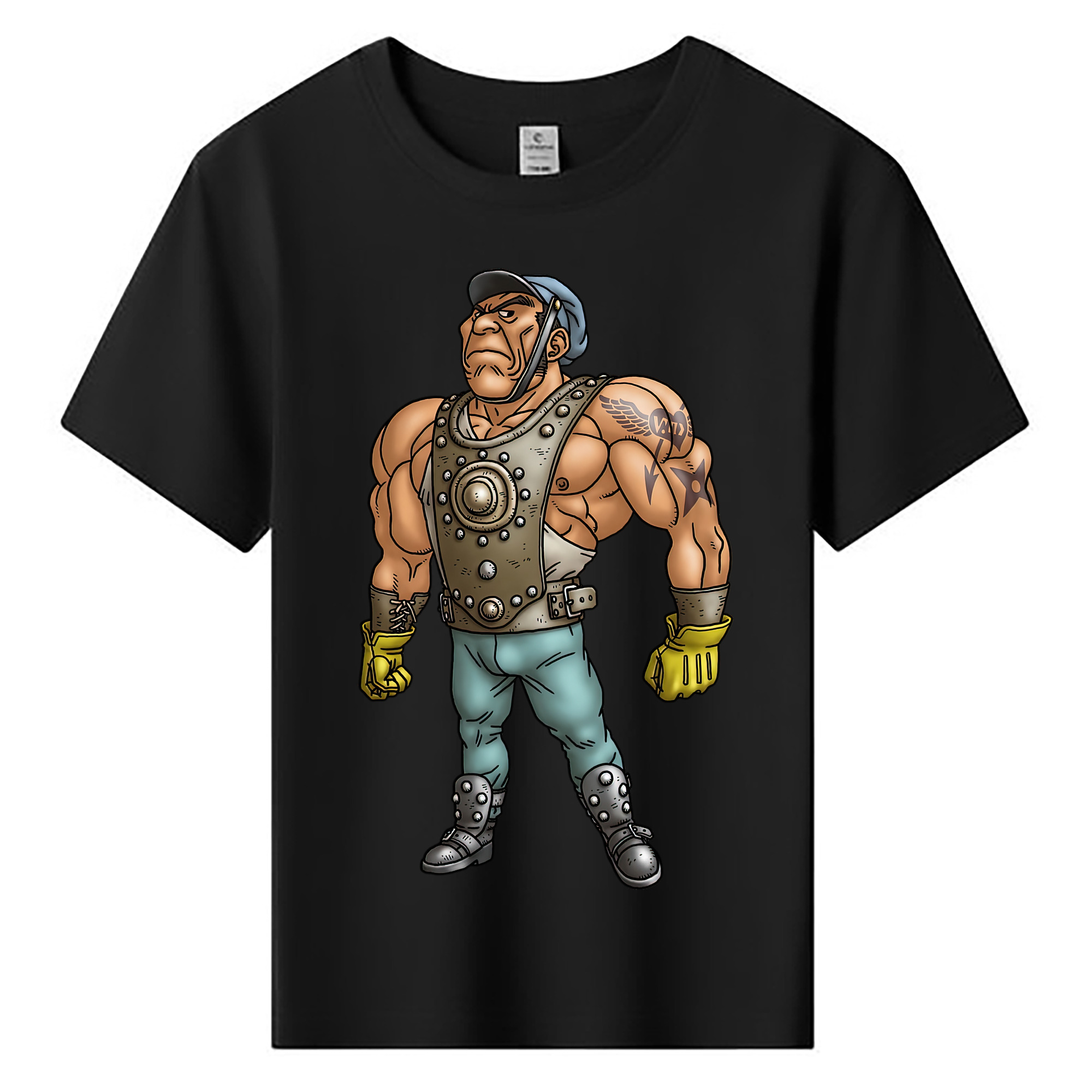 （画像用） ドラゴンクエスト Doragon Kuesuto Dragon Quest 綿100％キッズTシャツ（フロントプリント）