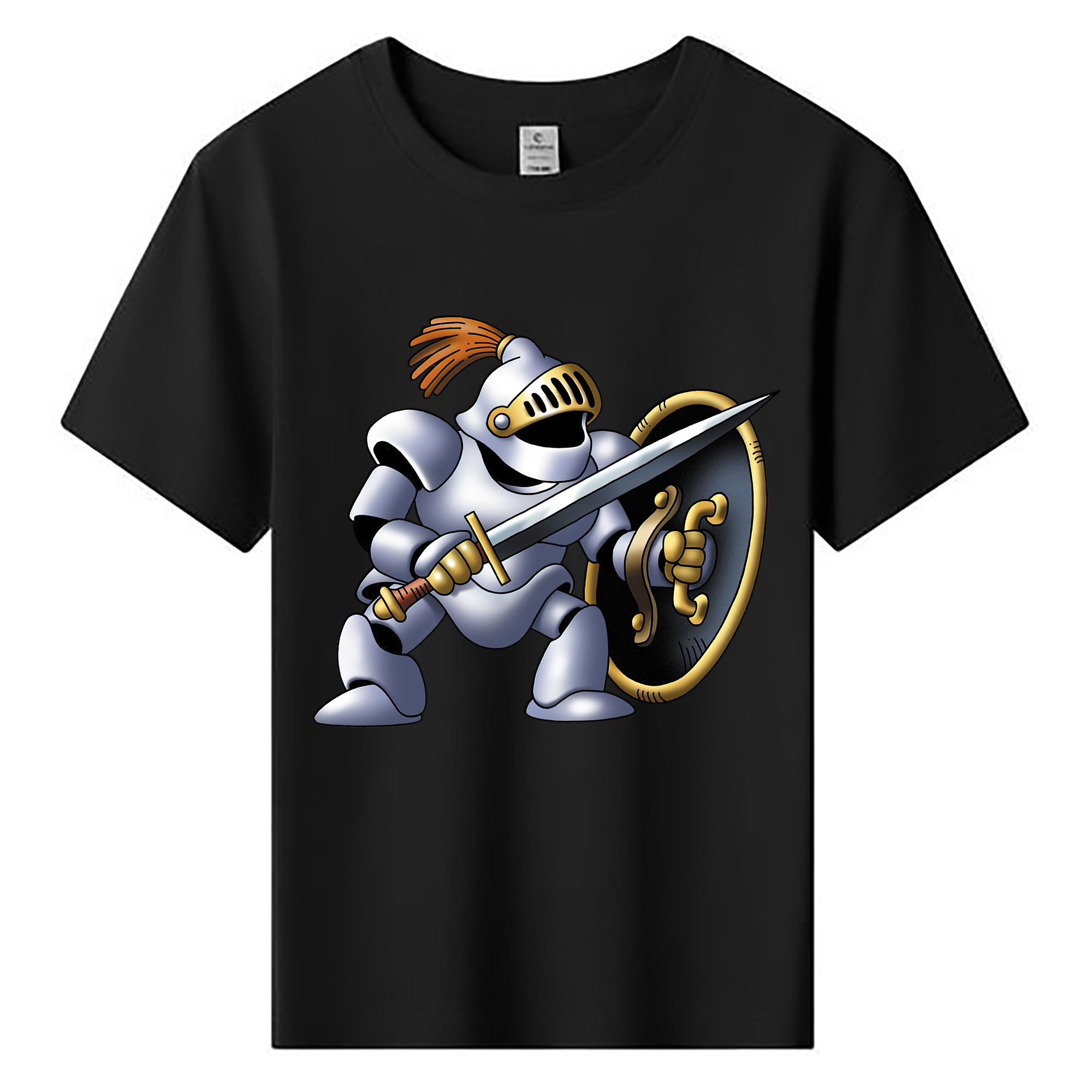 （画像用） ドラゴンクエスト Doragon Kuesuto Dragon Quest 綿100％キッズTシャツ（フロントプリント）
