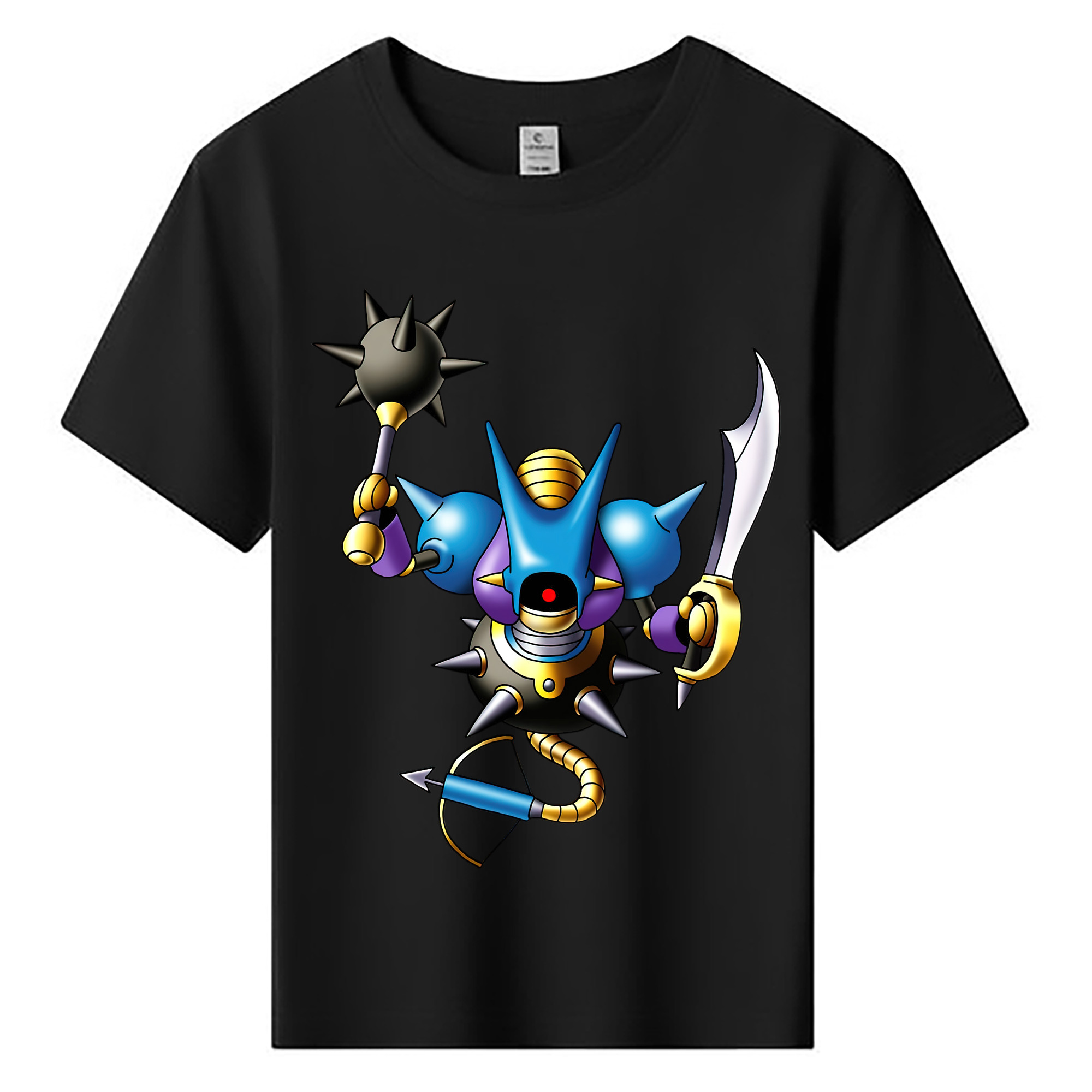 （画像用） ドラゴンクエスト Doragon Kuesuto Dragon Quest 綿100％キッズTシャツ（フロントプリント）
