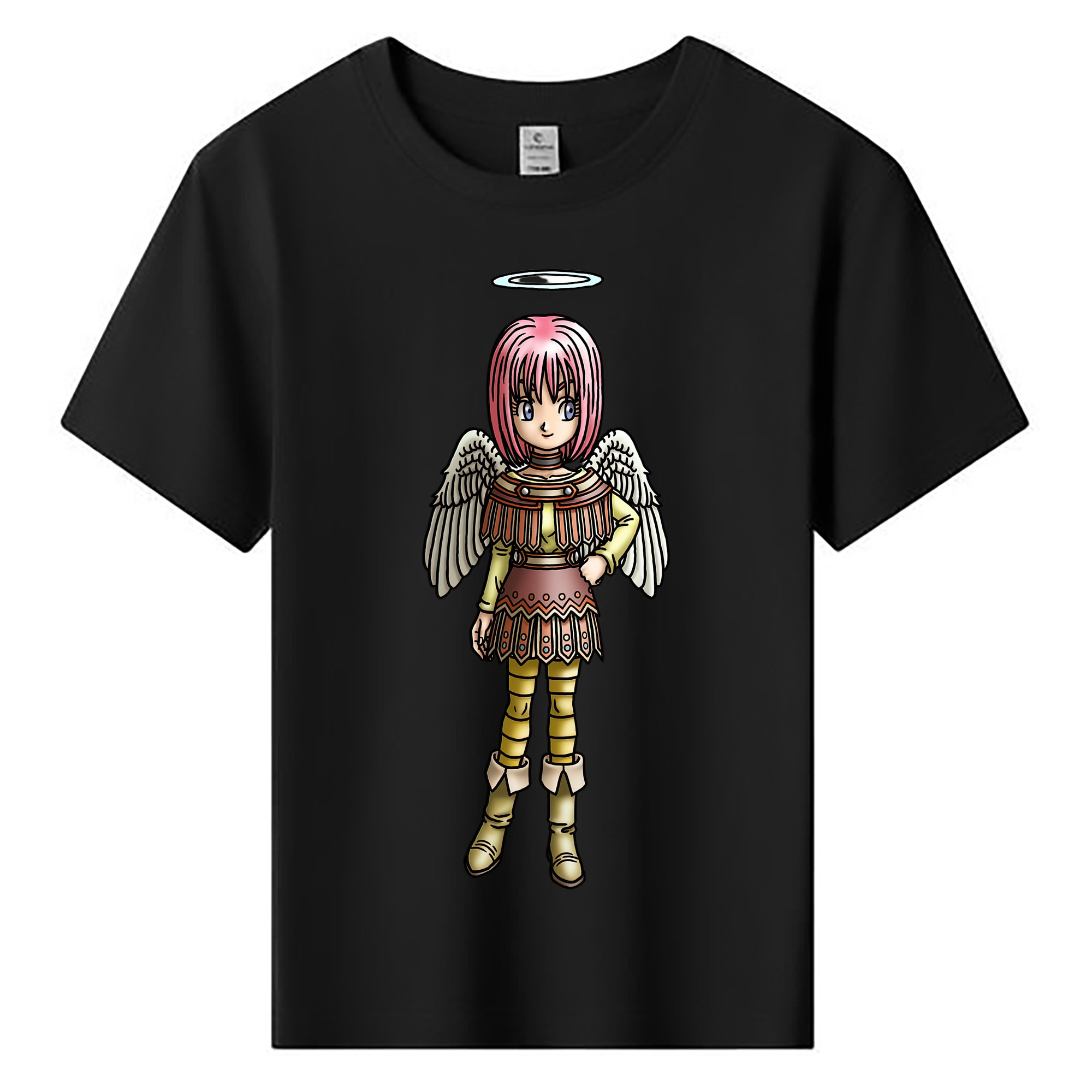 （画像用） ドラゴンクエスト Doragon Kuesuto Dragon Quest 綿100％キッズTシャツ（フロントプリント）