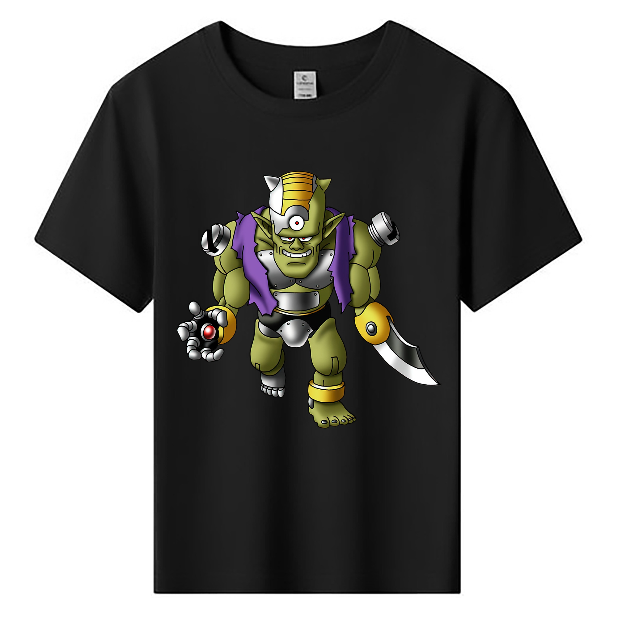 （画像用） ドラゴンクエスト Doragon Kuesuto Dragon Quest 綿100％キッズTシャツ（フロントプリント）