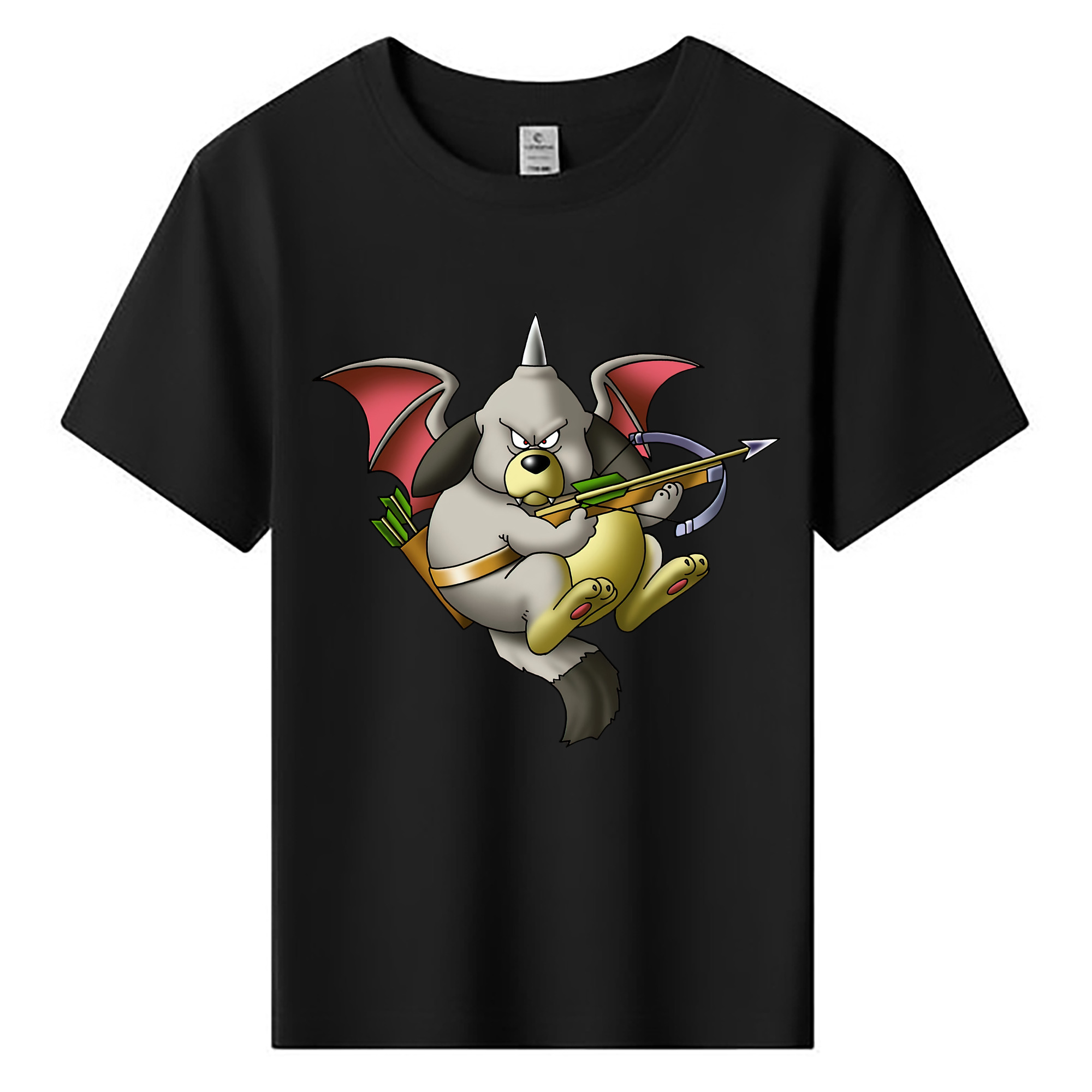（画像用） ドラゴンクエスト Doragon Kuesuto Dragon Quest 綿100％キッズTシャツ（フロントプリント）