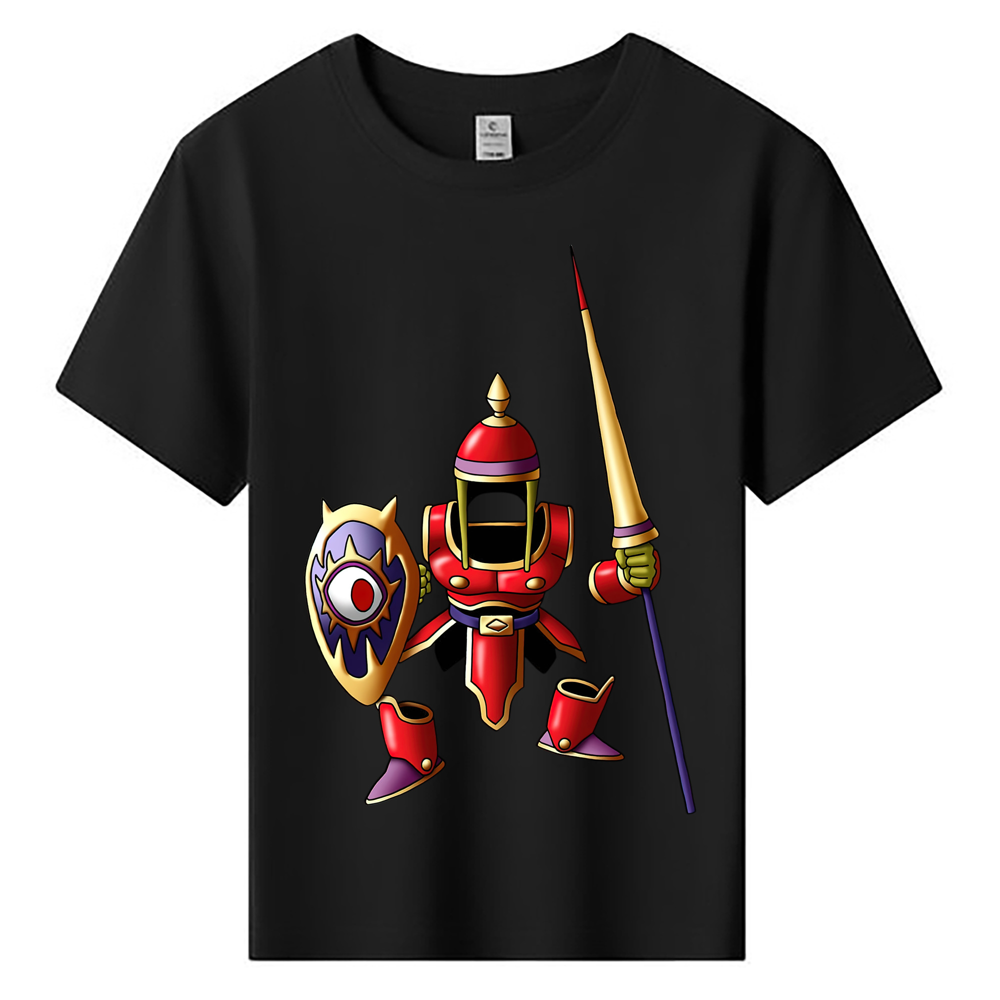 （画像用） ドラゴンクエスト Doragon Kuesuto Dragon Quest 綿100％キッズTシャツ（フロントプリント）