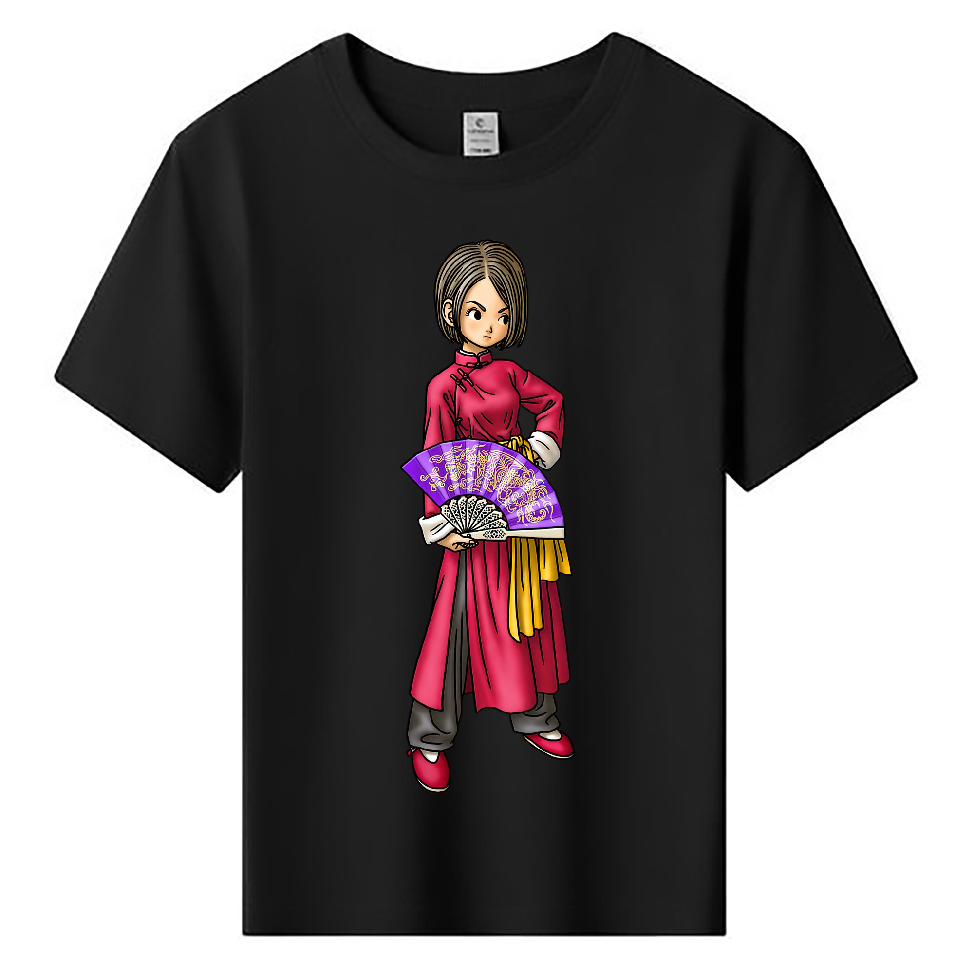 （画像用） ドラゴンクエスト Doragon Kuesuto Dragon Quest 綿100％キッズTシャツ（フロントプリント）