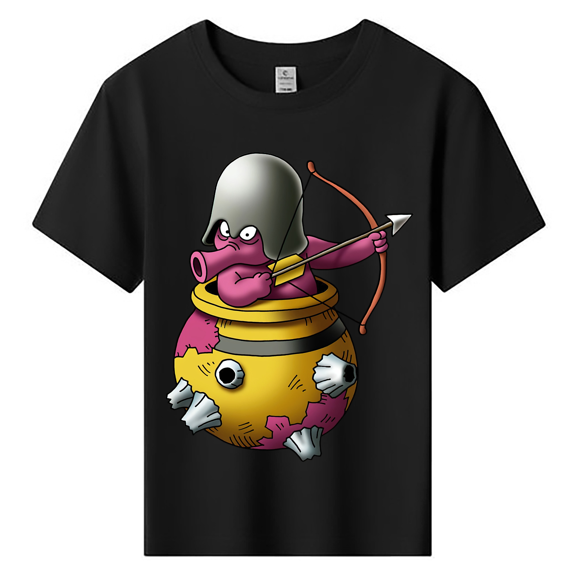 （画像用） ドラゴンクエスト Doragon Kuesuto Dragon Quest 綿100％キッズTシャツ（フロントプリント）