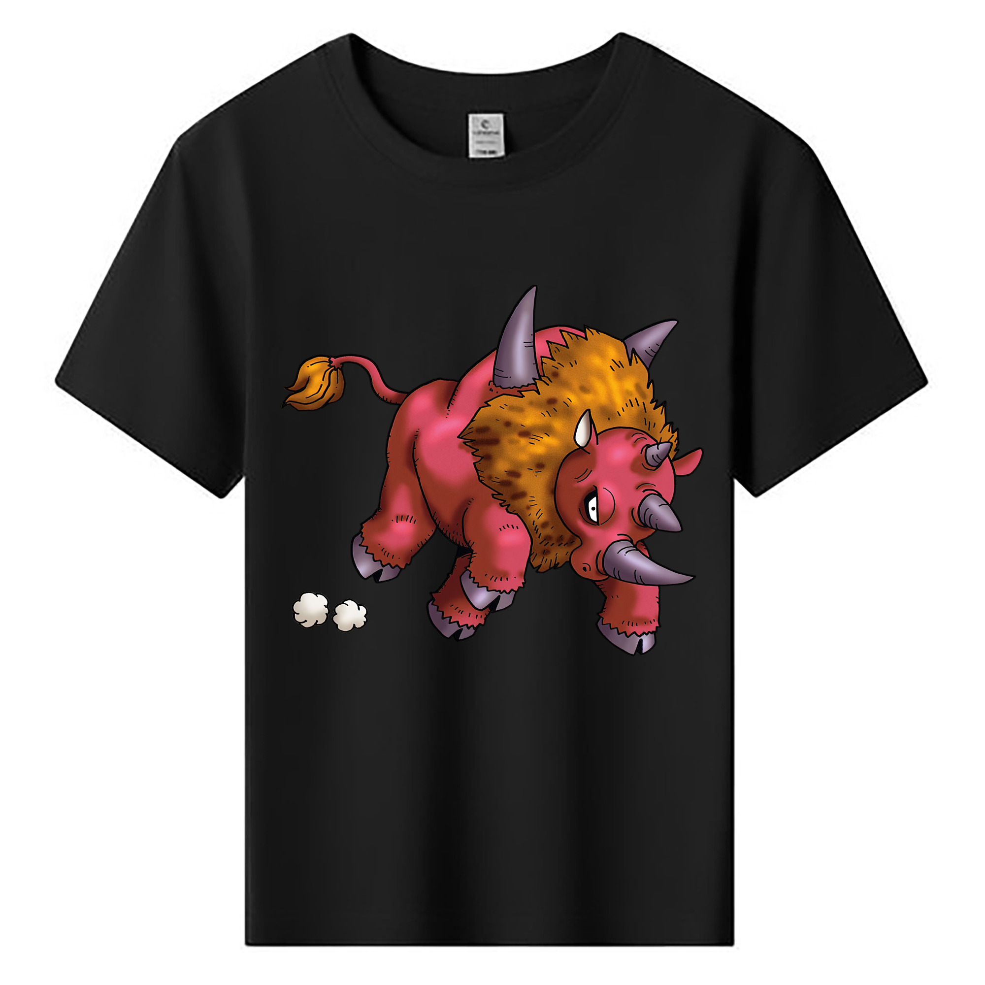 （画像用） ドラゴンクエスト Doragon Kuesuto Dragon Quest 綿100％キッズTシャツ（フロントプリント）