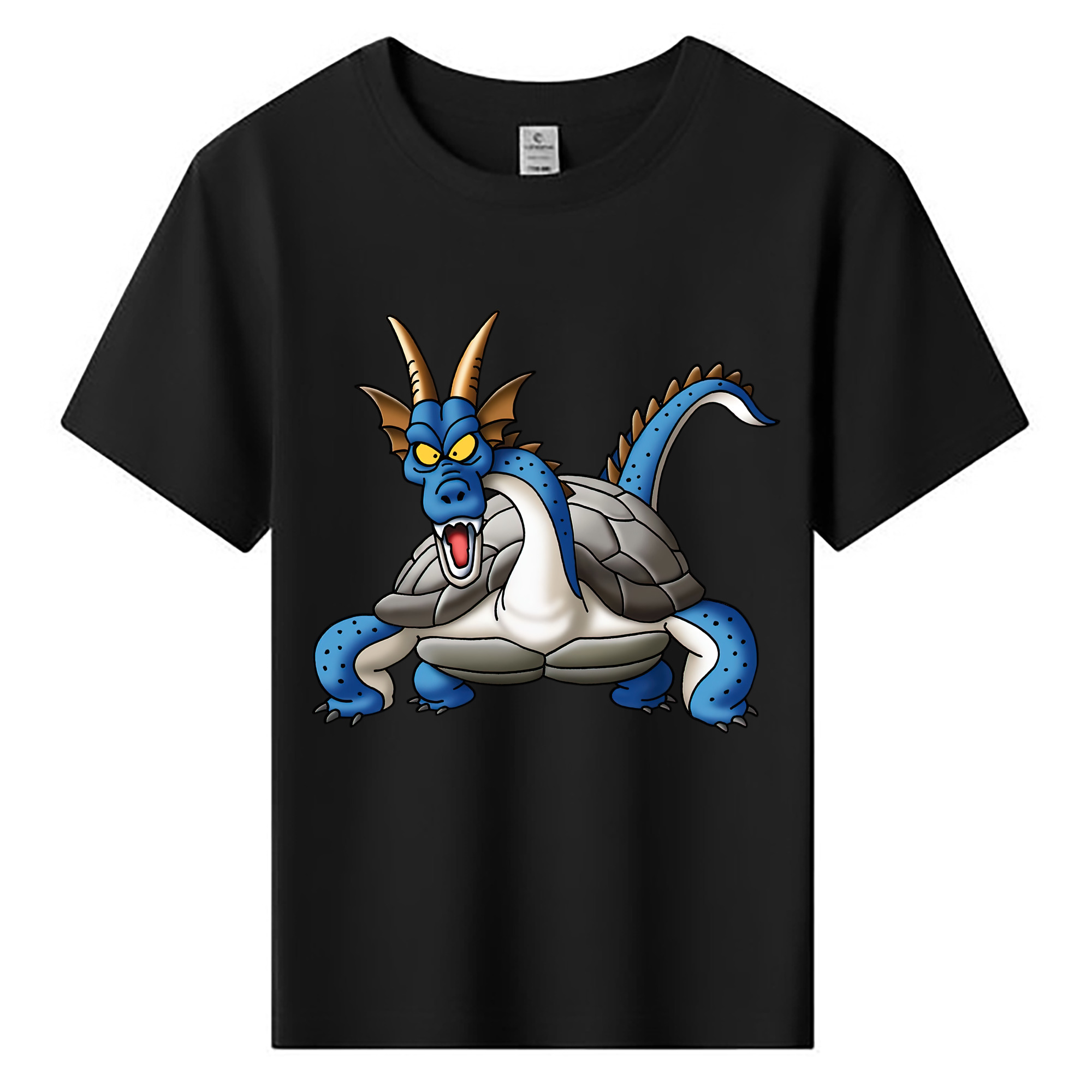 （画像用） ドラゴンクエスト Doragon Kuesuto Dragon Quest 綿100％キッズTシャツ（フロントプリント）