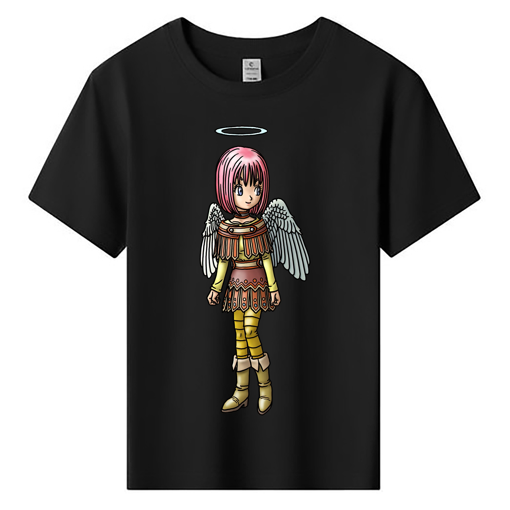 （画像用） ドラゴンクエスト Doragon Kuesuto Dragon Quest 綿100％キッズTシャツ（フロントプリント）