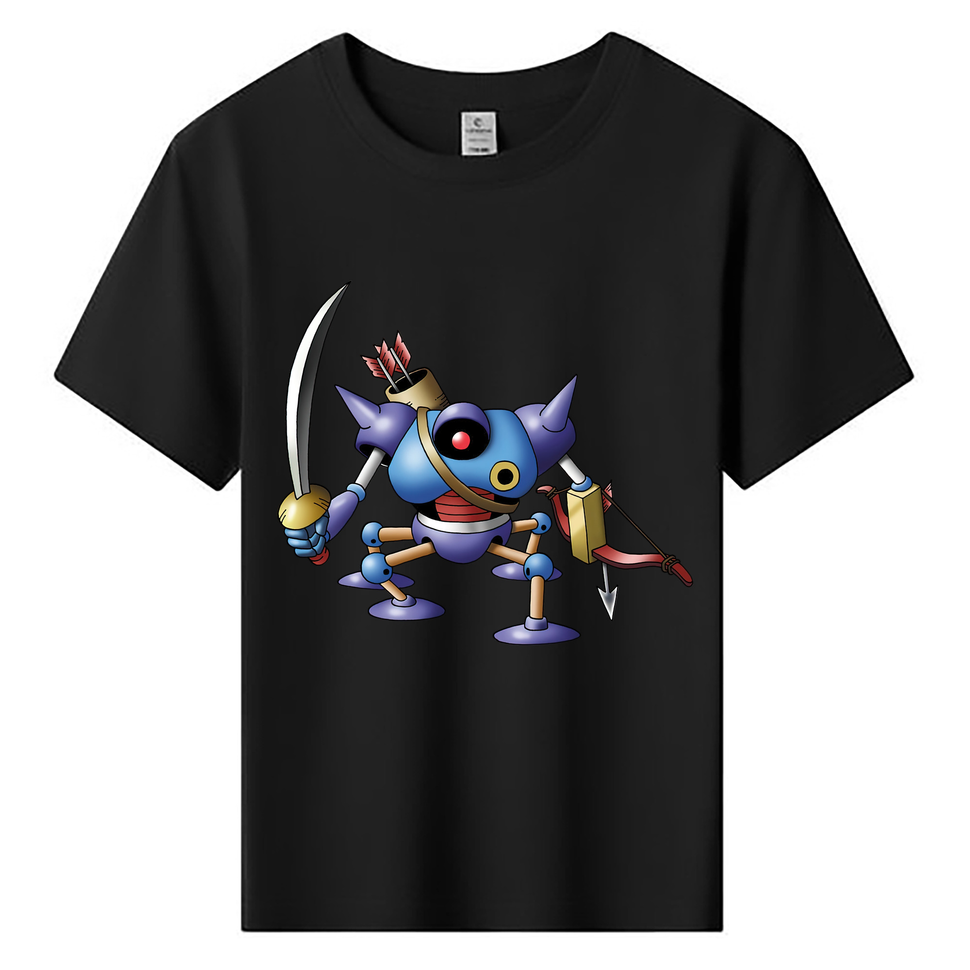 （画像用） ドラゴンクエスト Doragon Kuesuto Dragon Quest 綿100％キッズTシャツ（フロントプリント）