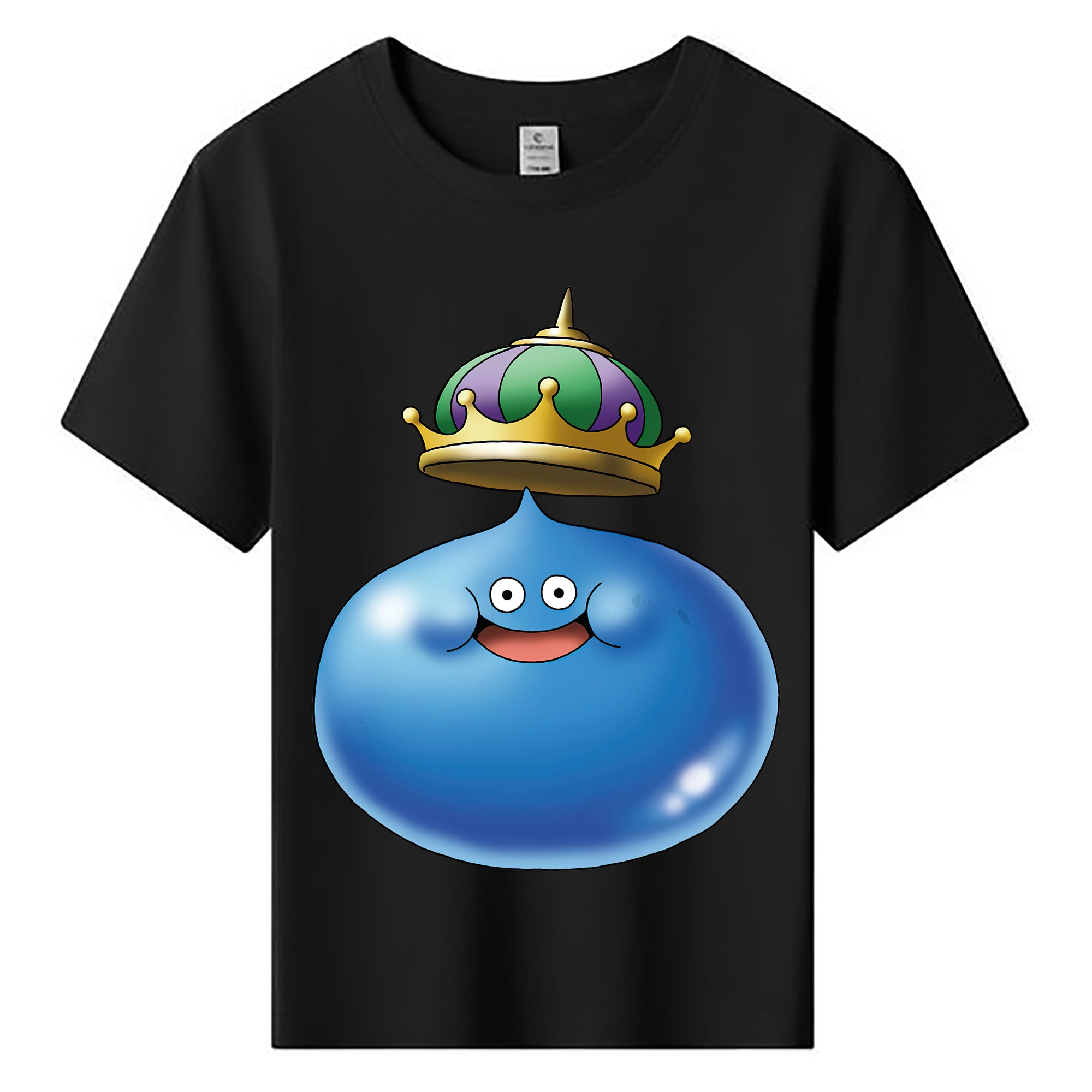 （画像用） ドラゴンクエスト Doragon Kuesuto Dragon Quest 綿100％キッズTシャツ（フロントプリント）