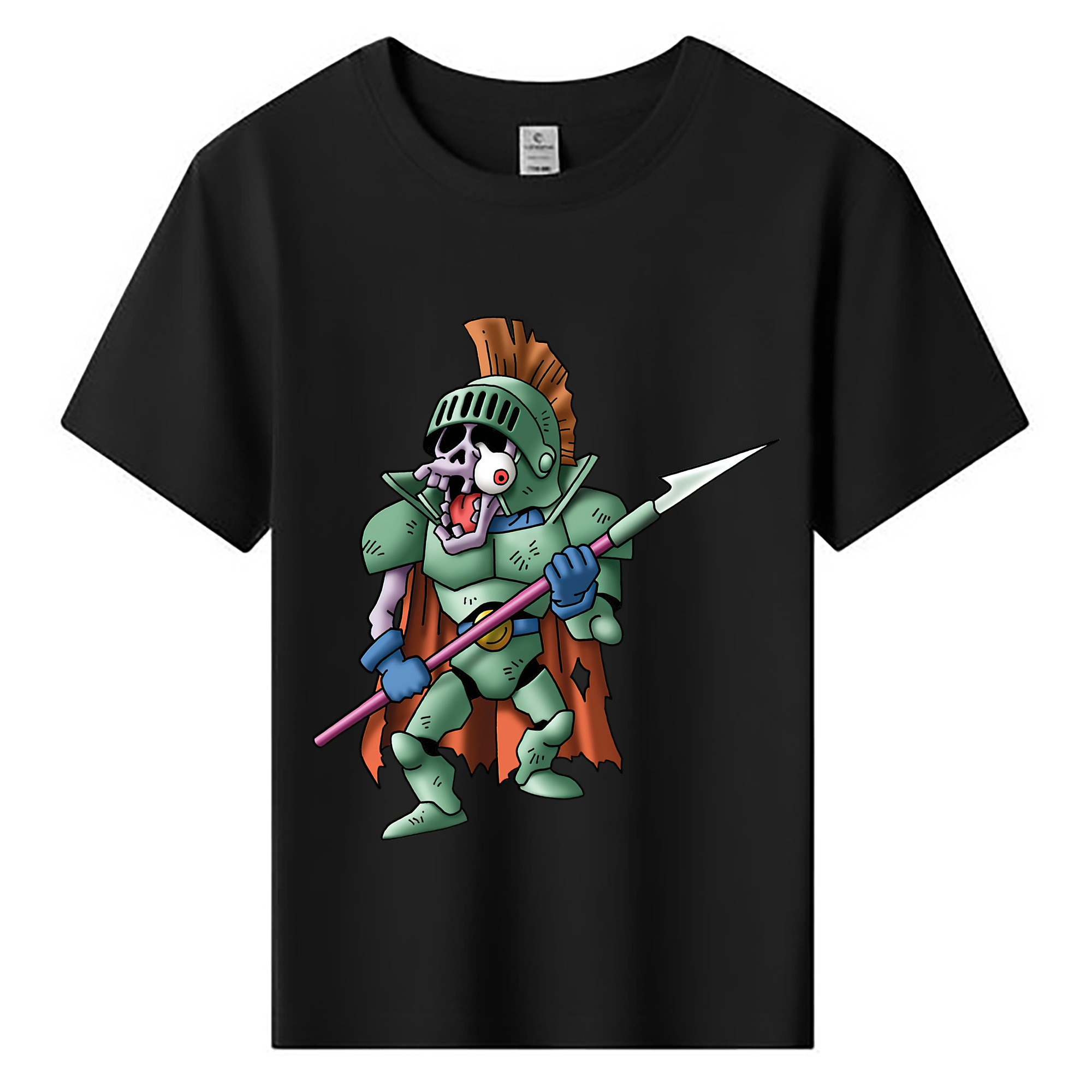 （画像用） ドラゴンクエスト Doragon Kuesuto Dragon Quest 綿100％キッズTシャツ（フロントプリント）