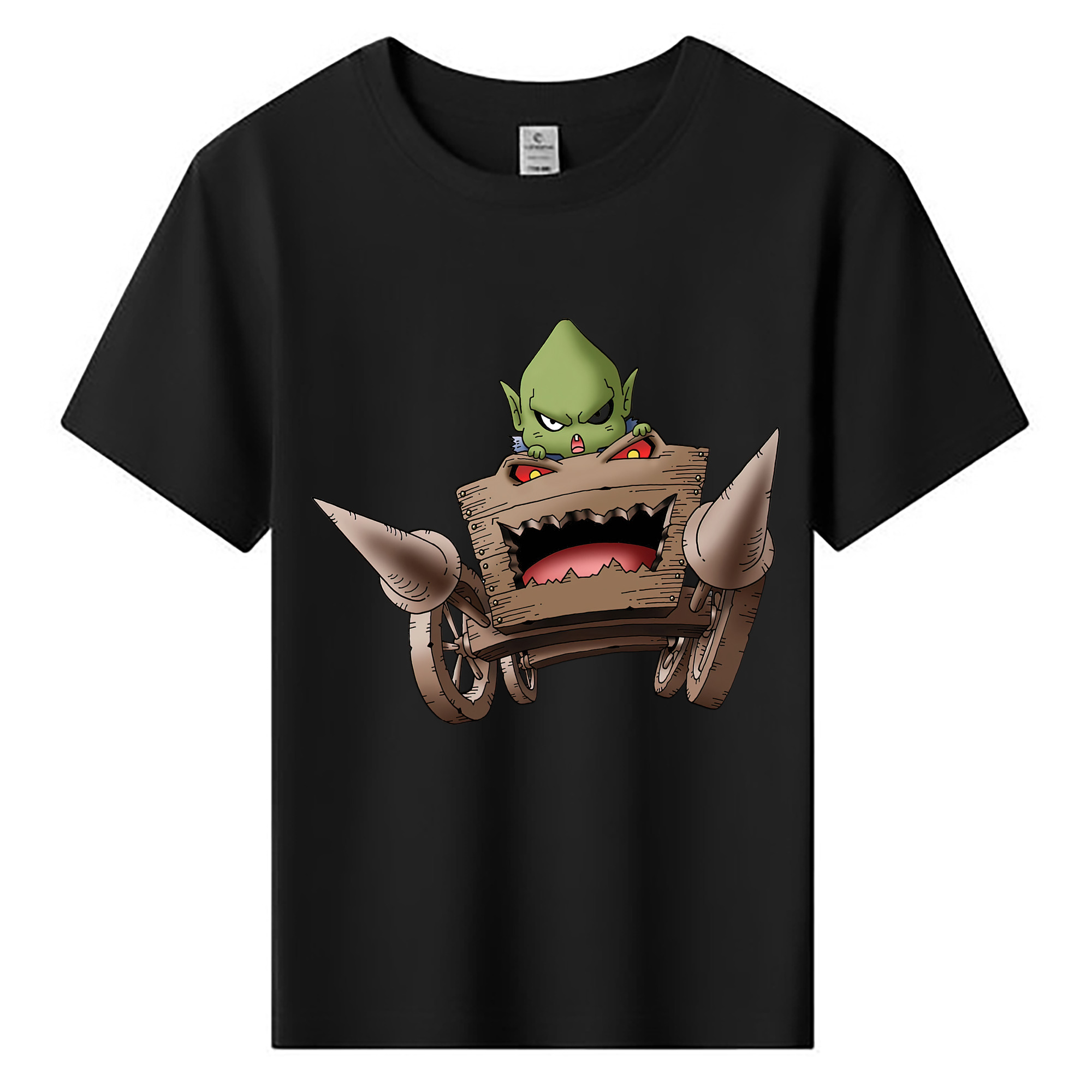 （画像用） ドラゴンクエスト Doragon Kuesuto Dragon Quest 綿100％キッズTシャツ（フロントプリント）
