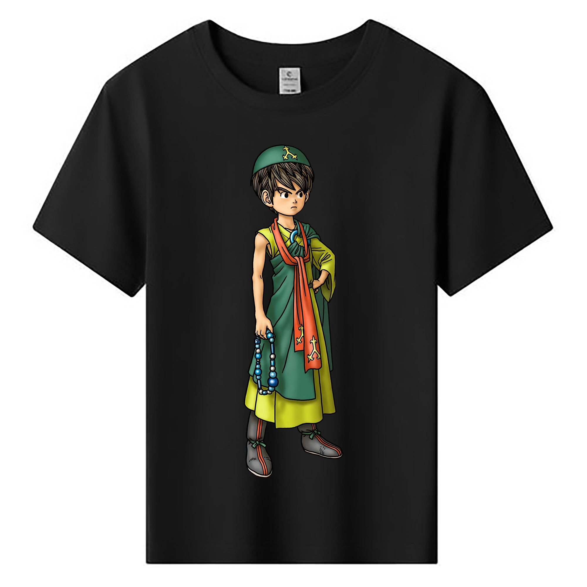 （画像用） ドラゴンクエスト Doragon Kuesuto Dragon Quest 綿100％キッズTシャツ（フロントプリント）