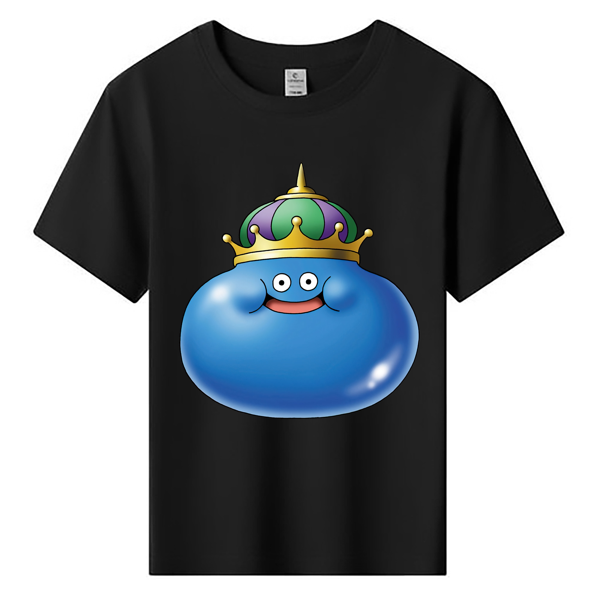 （画像用） ドラゴンクエスト Doragon Kuesuto Dragon Quest 綿100％キッズTシャツ（フロントプリント）
