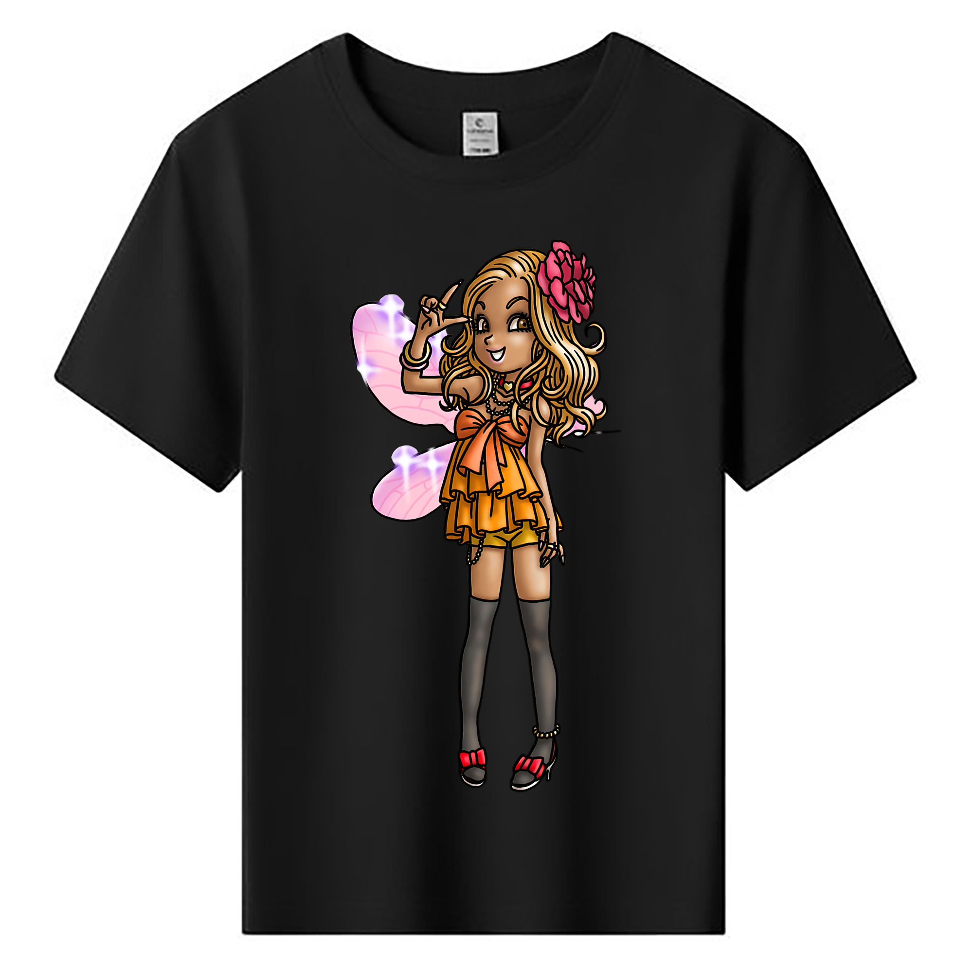（画像用） ドラゴンクエスト Doragon Kuesuto Dragon Quest 綿100％キッズTシャツ（フロントプリント）