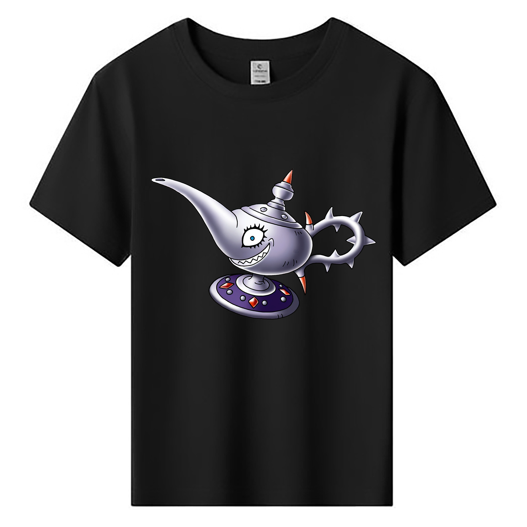 （画像用） ドラゴンクエスト Doragon Kuesuto Dragon Quest 綿100％キッズTシャツ（フロントプリント）