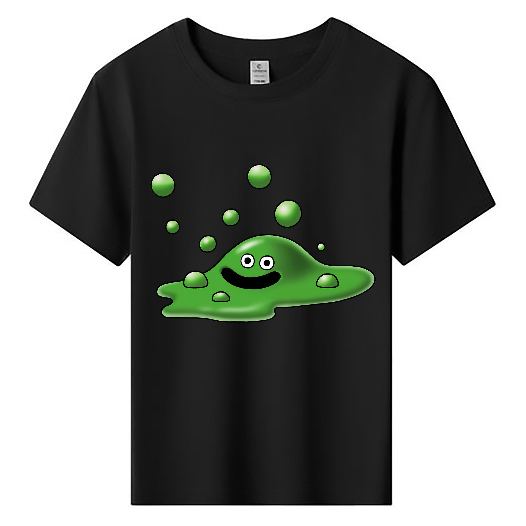 （画像用） ドラゴンクエスト Doragon Kuesuto Dragon Quest 綿100％キッズTシャツ（フロントプリント）
