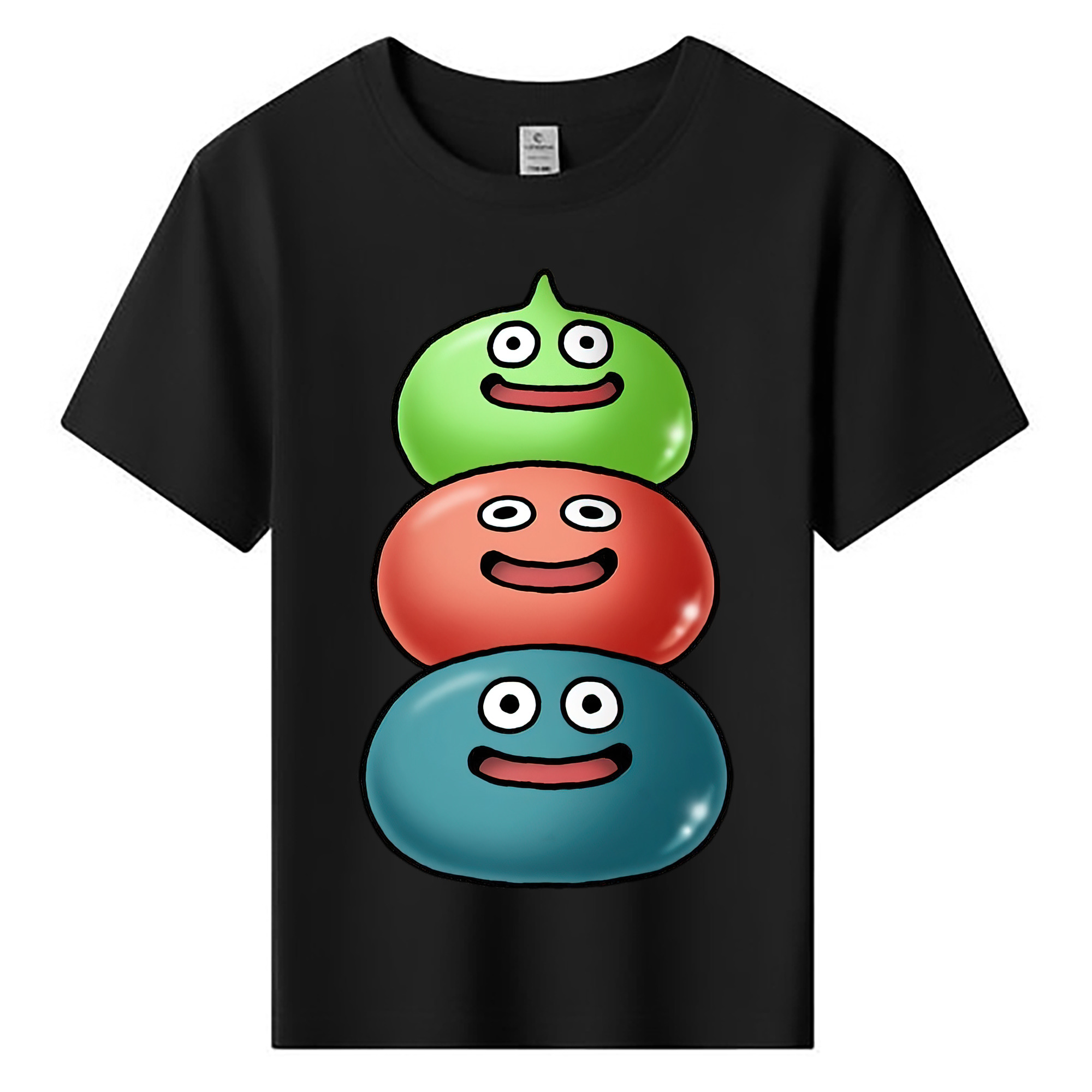（画像用） ドラゴンクエスト Doragon Kuesuto Dragon Quest 綿100％キッズTシャツ（フロントプリント）