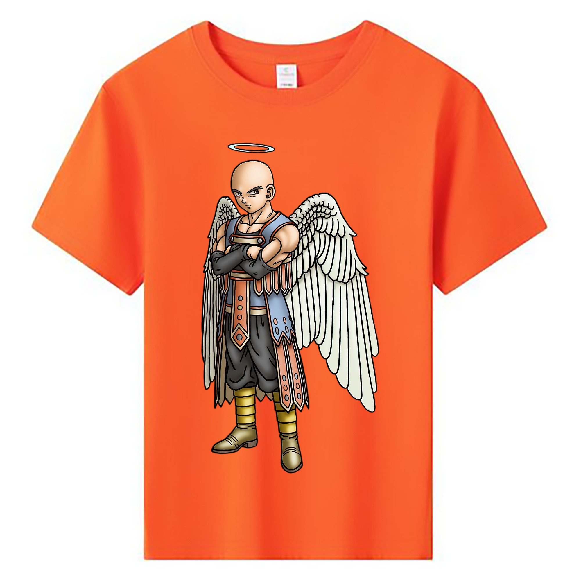 （画像用） ドラゴンクエスト Doragon Kuesuto Dragon Quest 綿100％キッズTシャツ（フロントプリント）