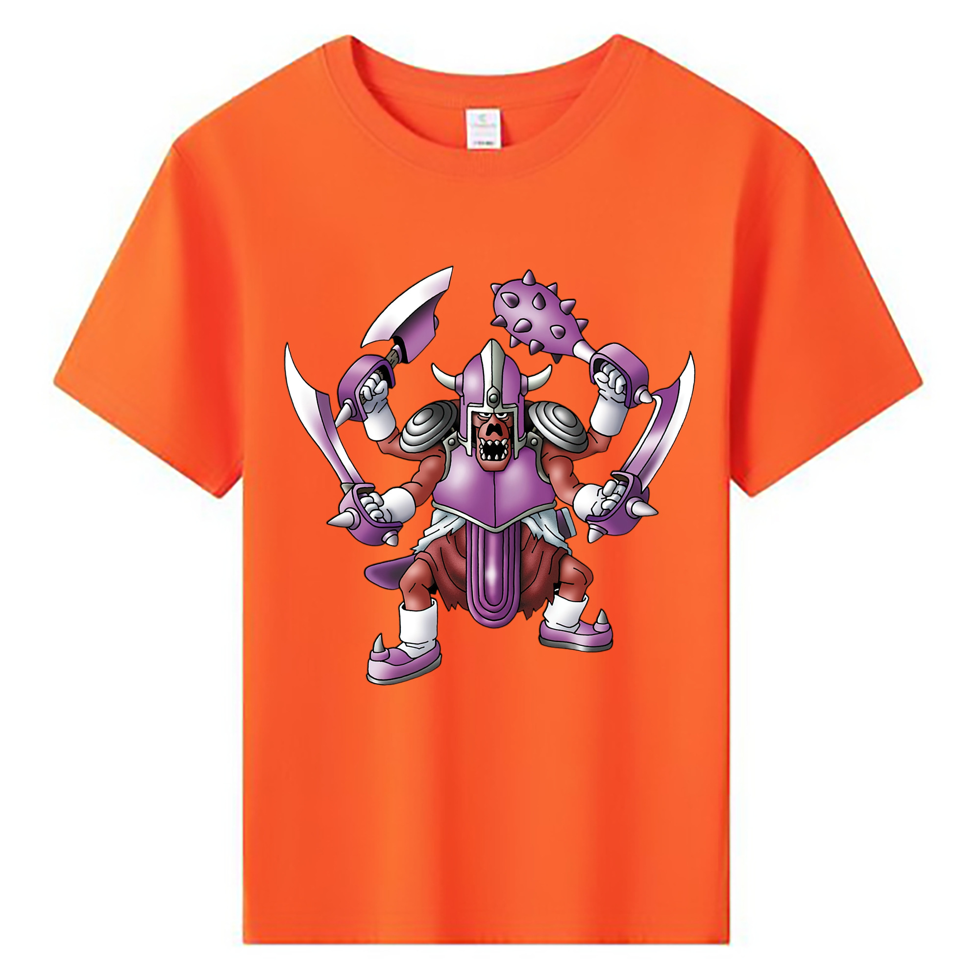 （画像用） ドラゴンクエスト Doragon Kuesuto Dragon Quest 綿100％キッズTシャツ（フロントプリント）