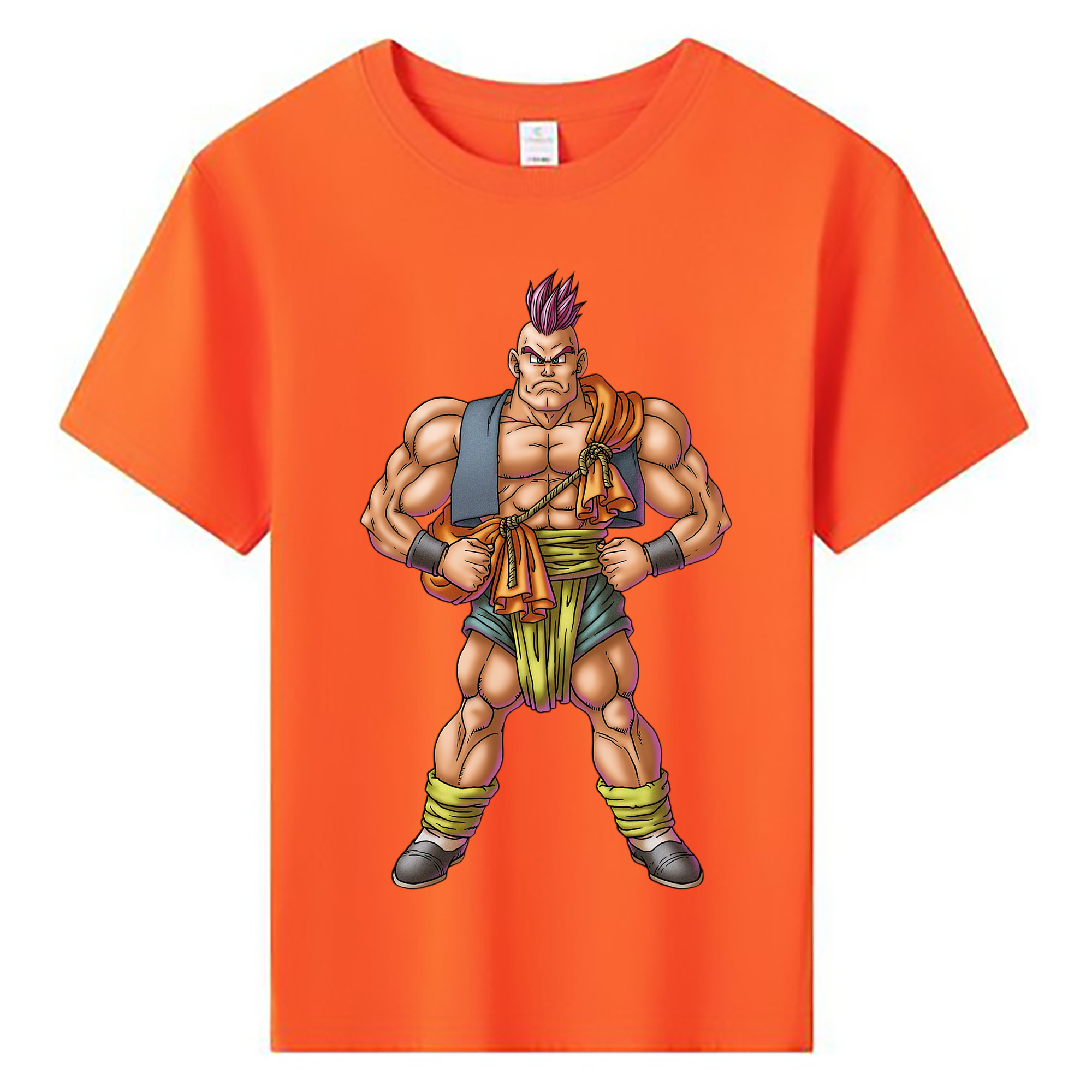 （画像用） ドラゴンクエスト Doragon Kuesuto Dragon Quest 綿100％キッズTシャツ（フロントプリント）