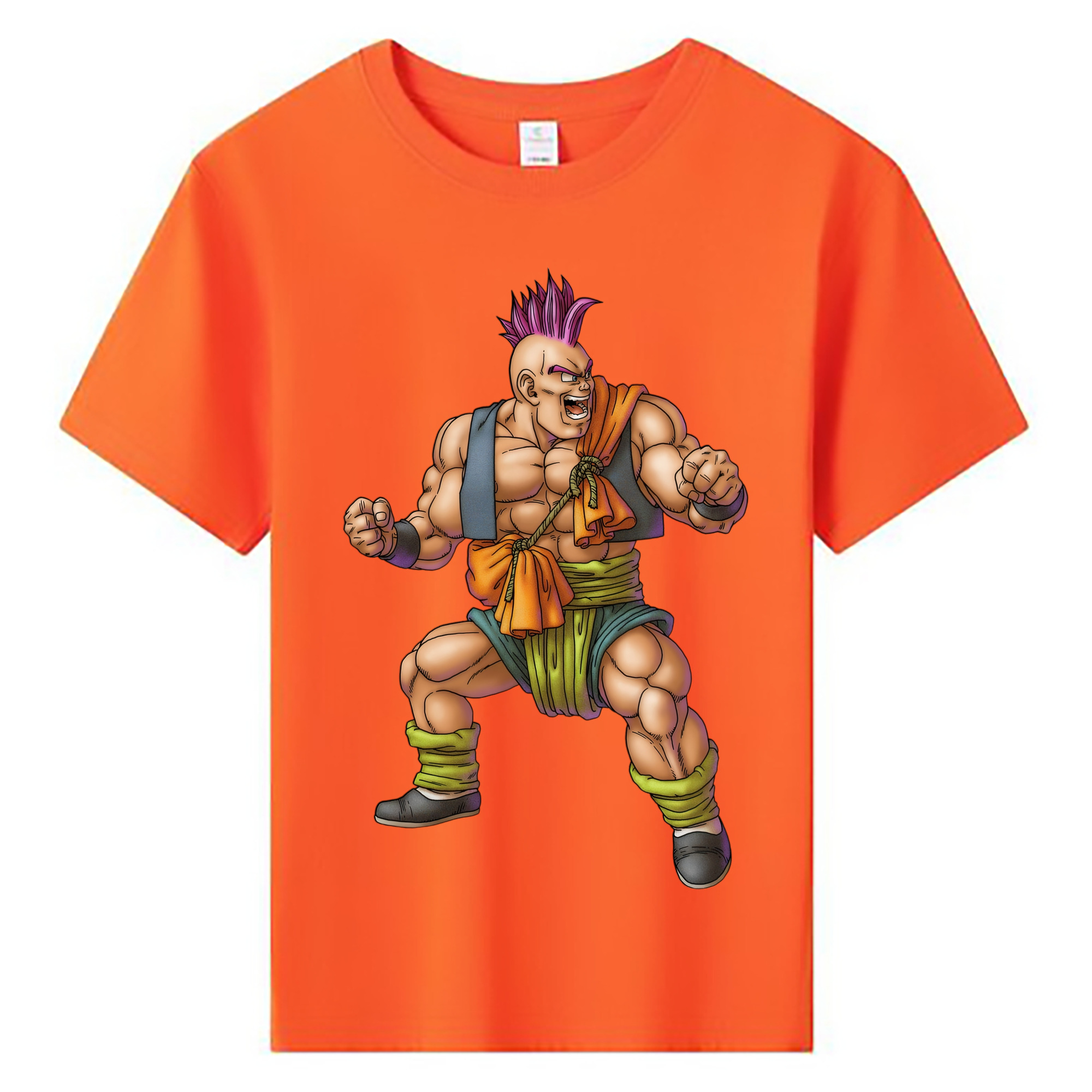 （画像用） ドラゴンクエスト Doragon Kuesuto Dragon Quest 綿100％キッズTシャツ（フロントプリント）