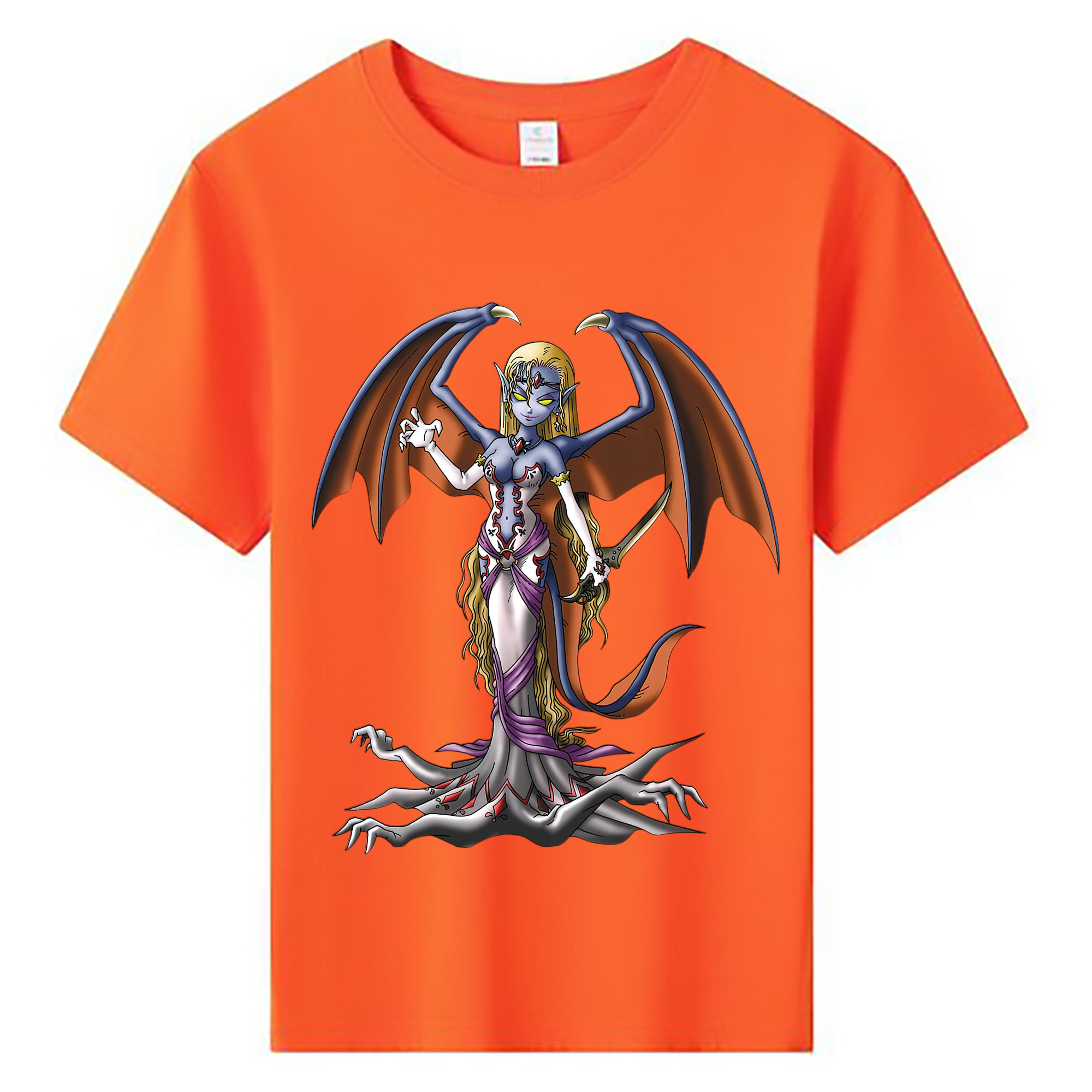 （画像用） ドラゴンクエスト Doragon Kuesuto Dragon Quest 綿100％キッズTシャツ（フロントプリント）