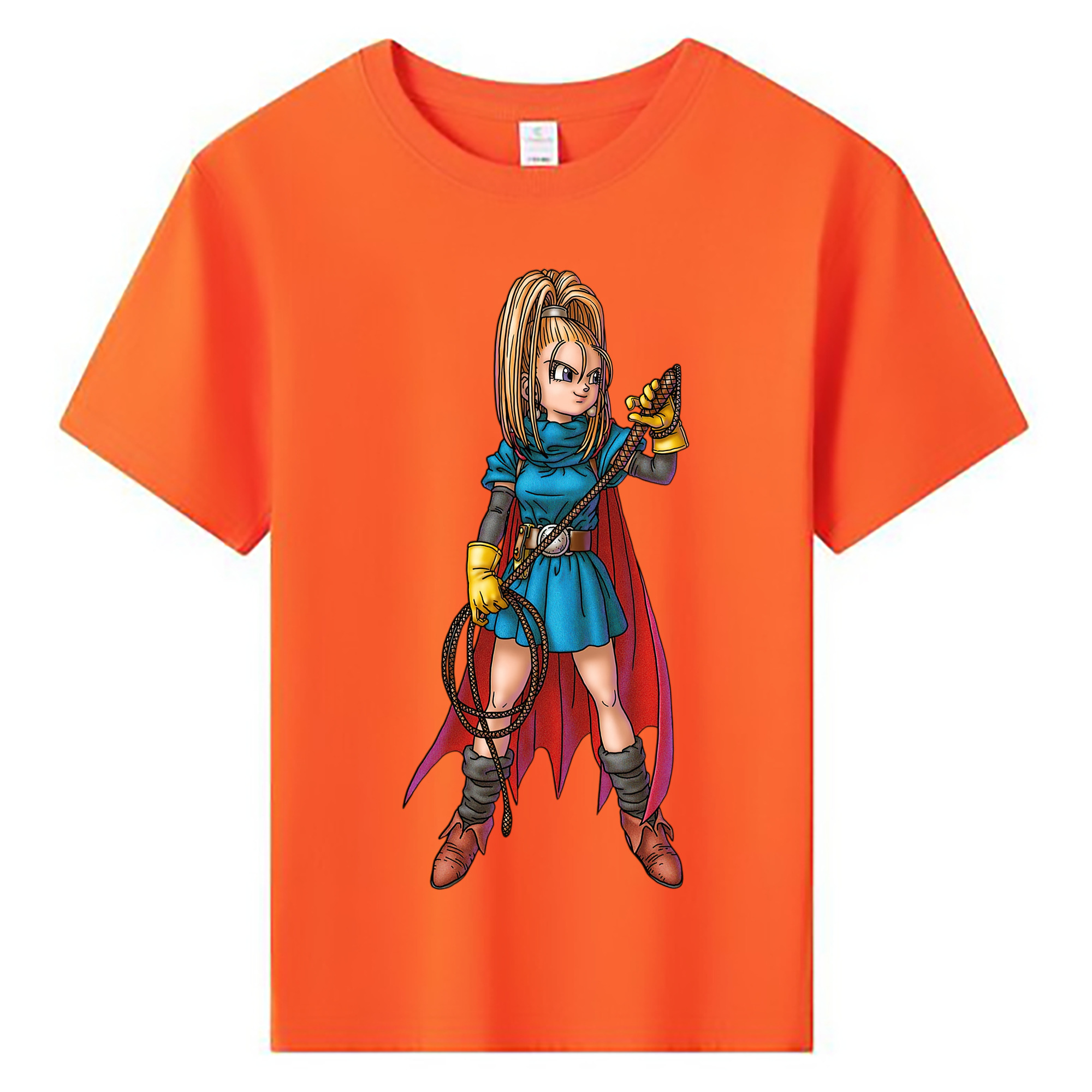（画像用） ドラゴンクエスト Doragon Kuesuto Dragon Quest 綿100％キッズTシャツ（フロントプリント）