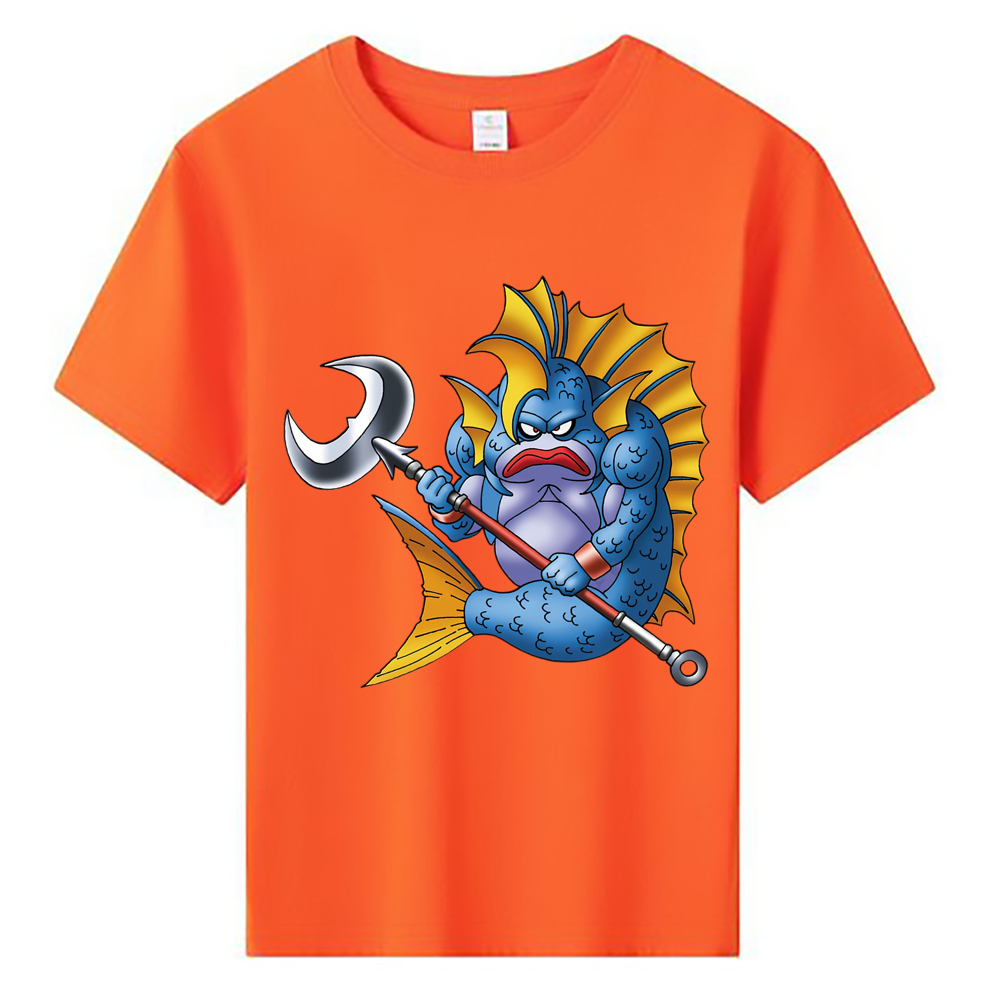 （画像用） ドラゴンクエスト Doragon Kuesuto Dragon Quest 綿100％キッズTシャツ（フロントプリント）